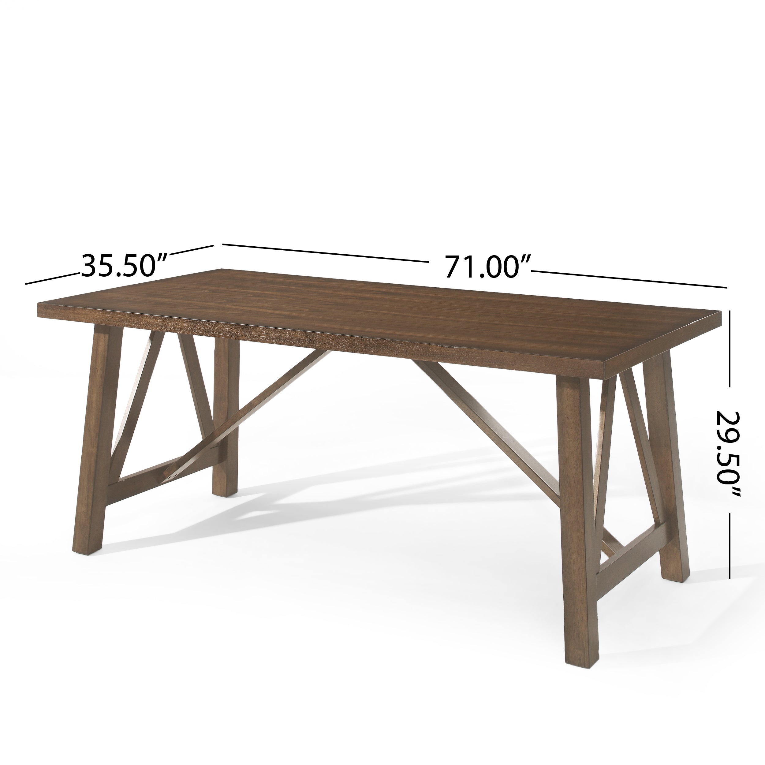 Meadowlark Farmhouse Style Rectangular Dining Table