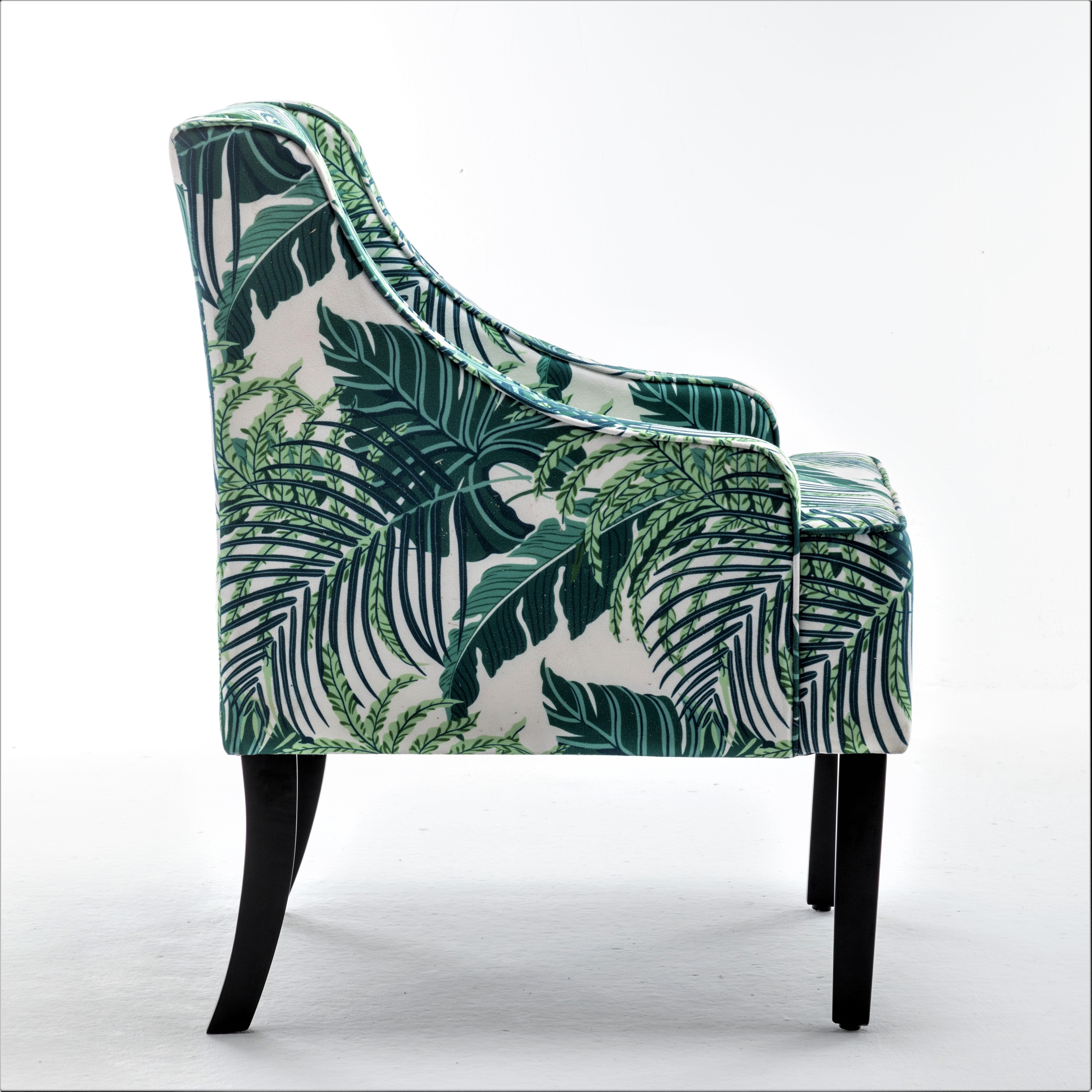 Versatile Palm Upholstered Side Chair