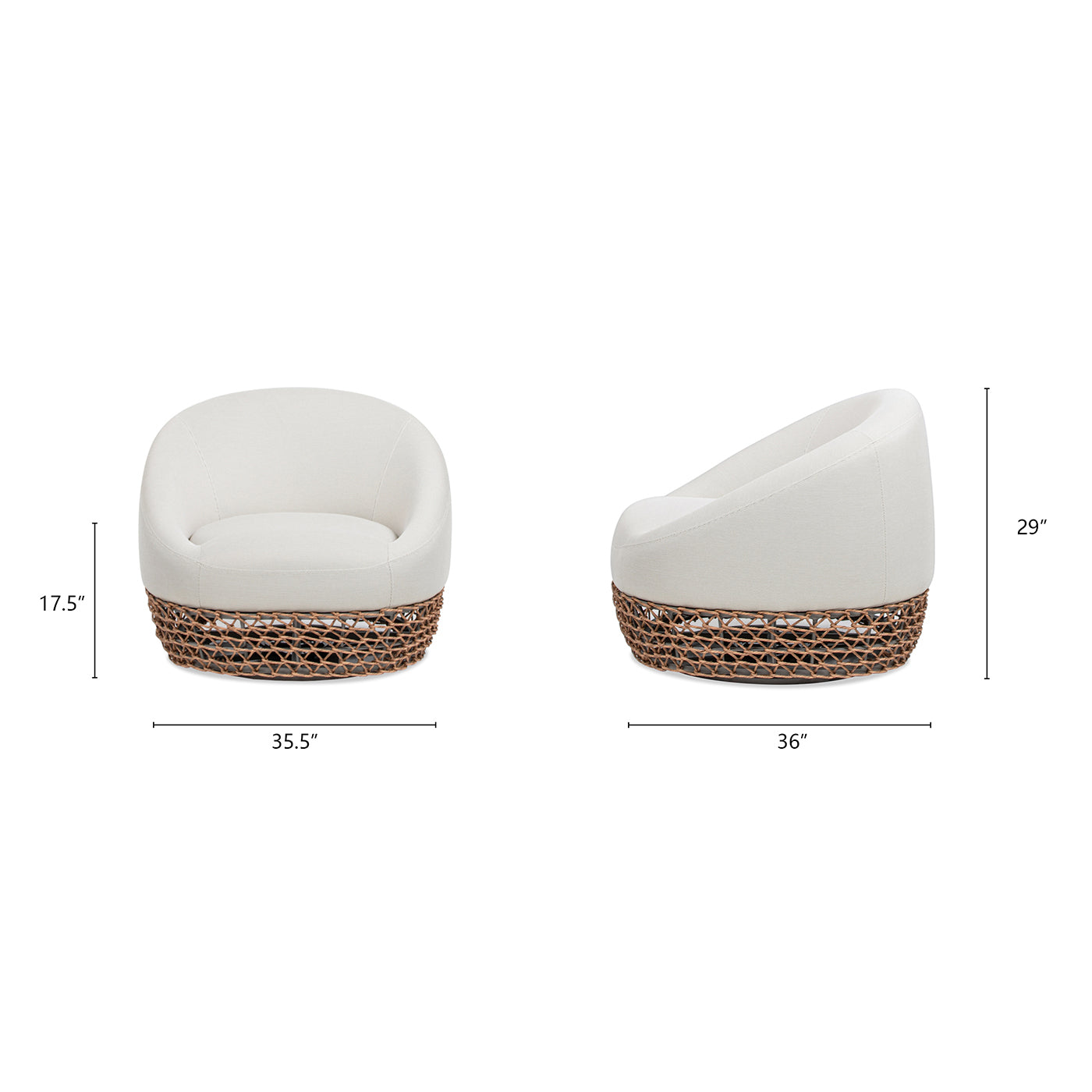 Willow Upholstered Outdoor Armchair