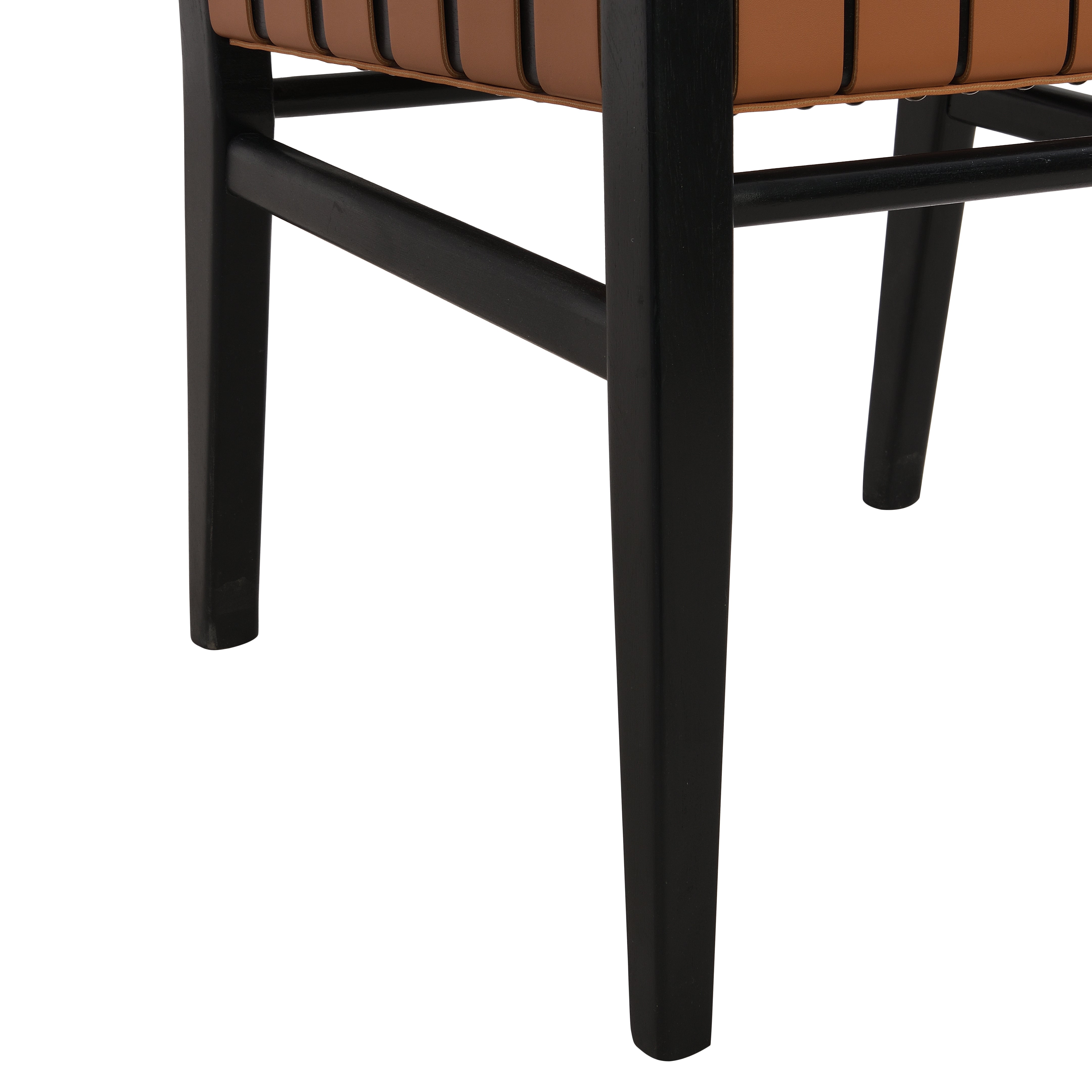 Woven Leather-Look Dining Chair, Set of 2