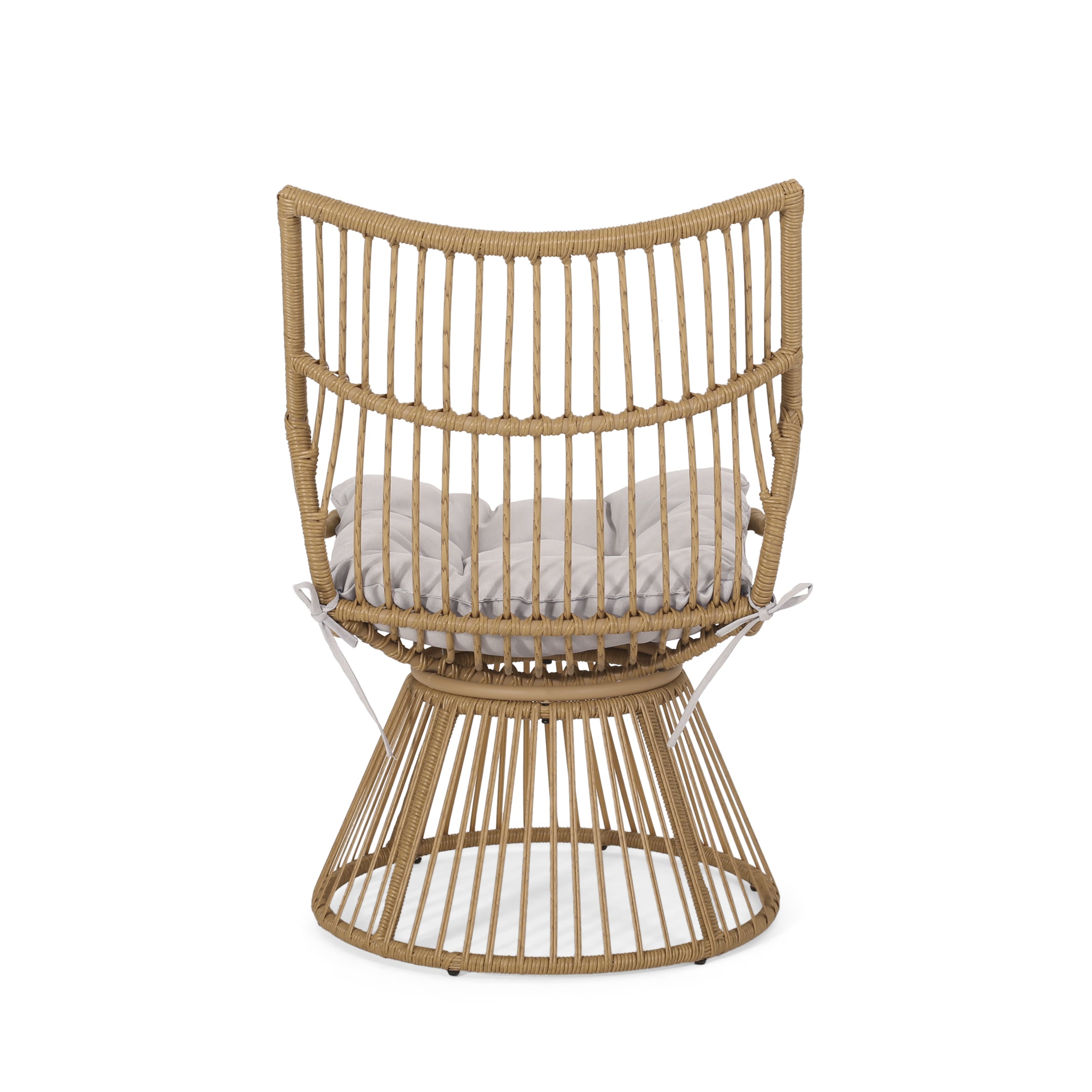 The Original Papasan™ Strontianite Outdoor Rattan Chair with High Back Design