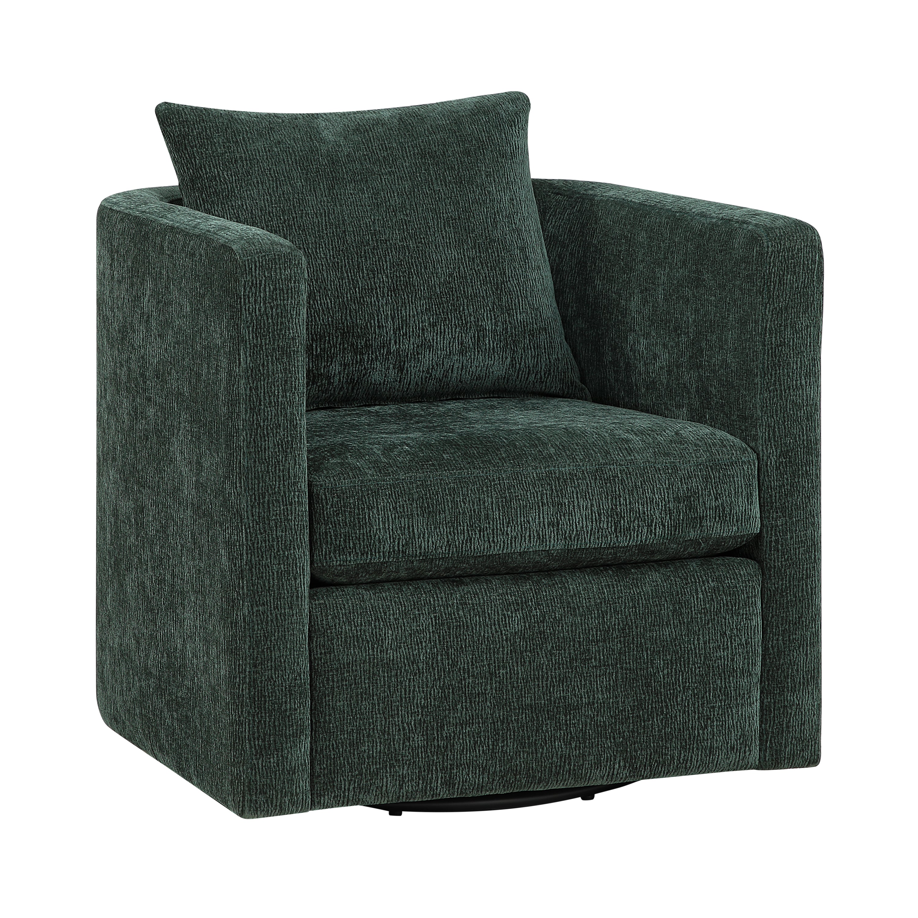 Sutton Swivel Barrel Chair with Performance Fabric