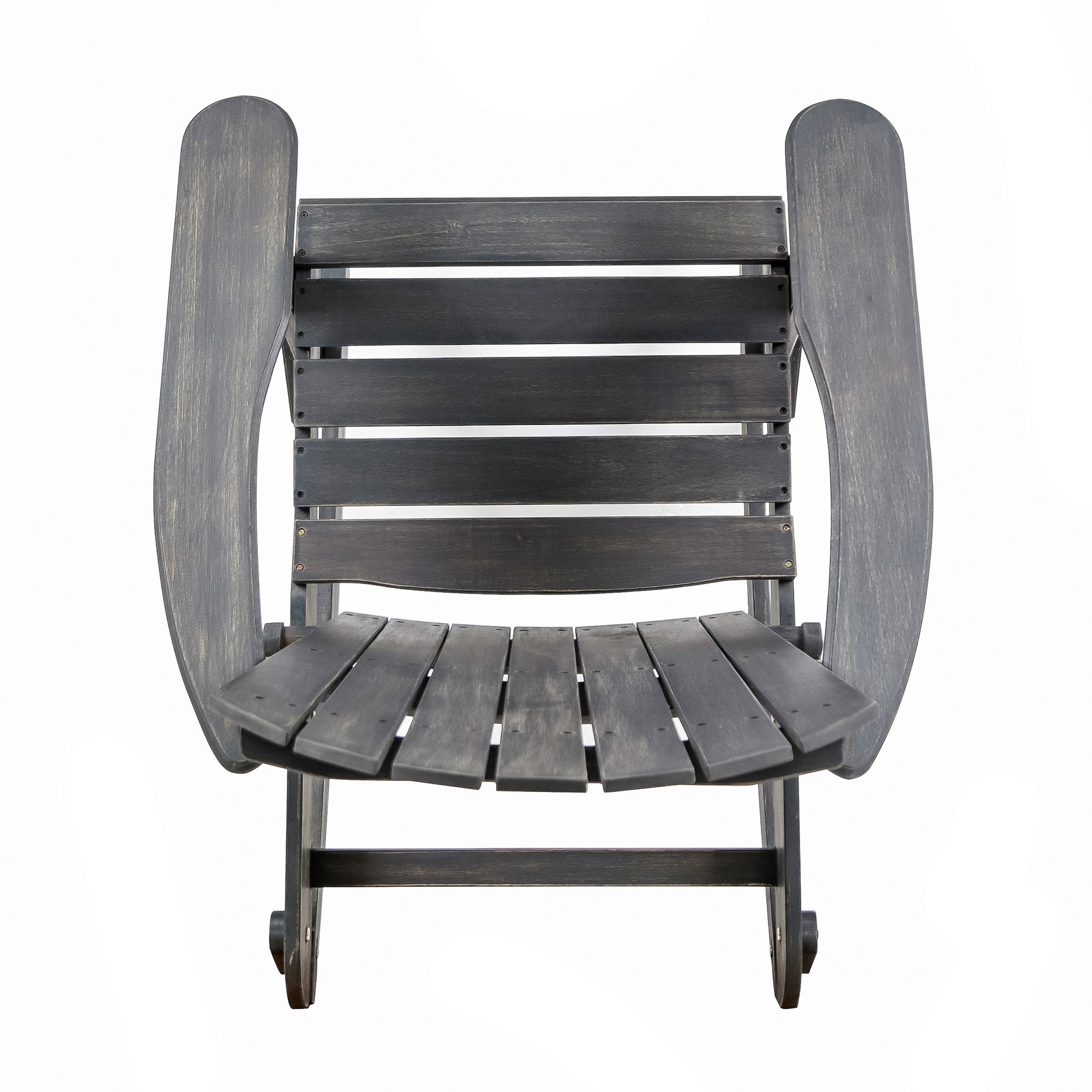 Echoes Outdoor Acacia Wood Adirondack Rocking Chair