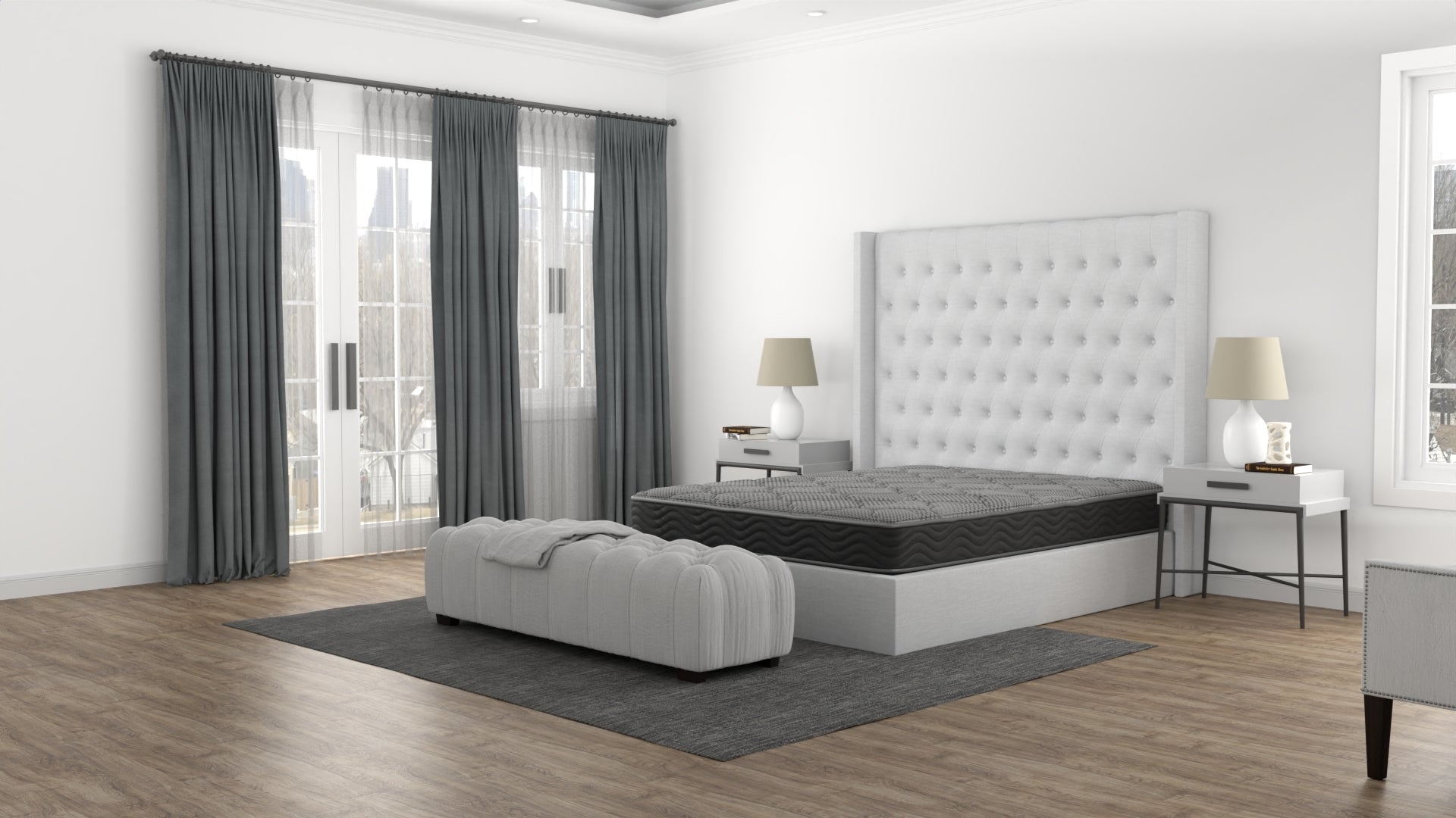 BedTech CS Hybrid Pocket Coil 8" Mattress