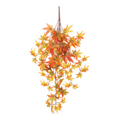 Fall-Leaf-Hanging-Vine-(set-of-2)-Orange-Faux-Florals