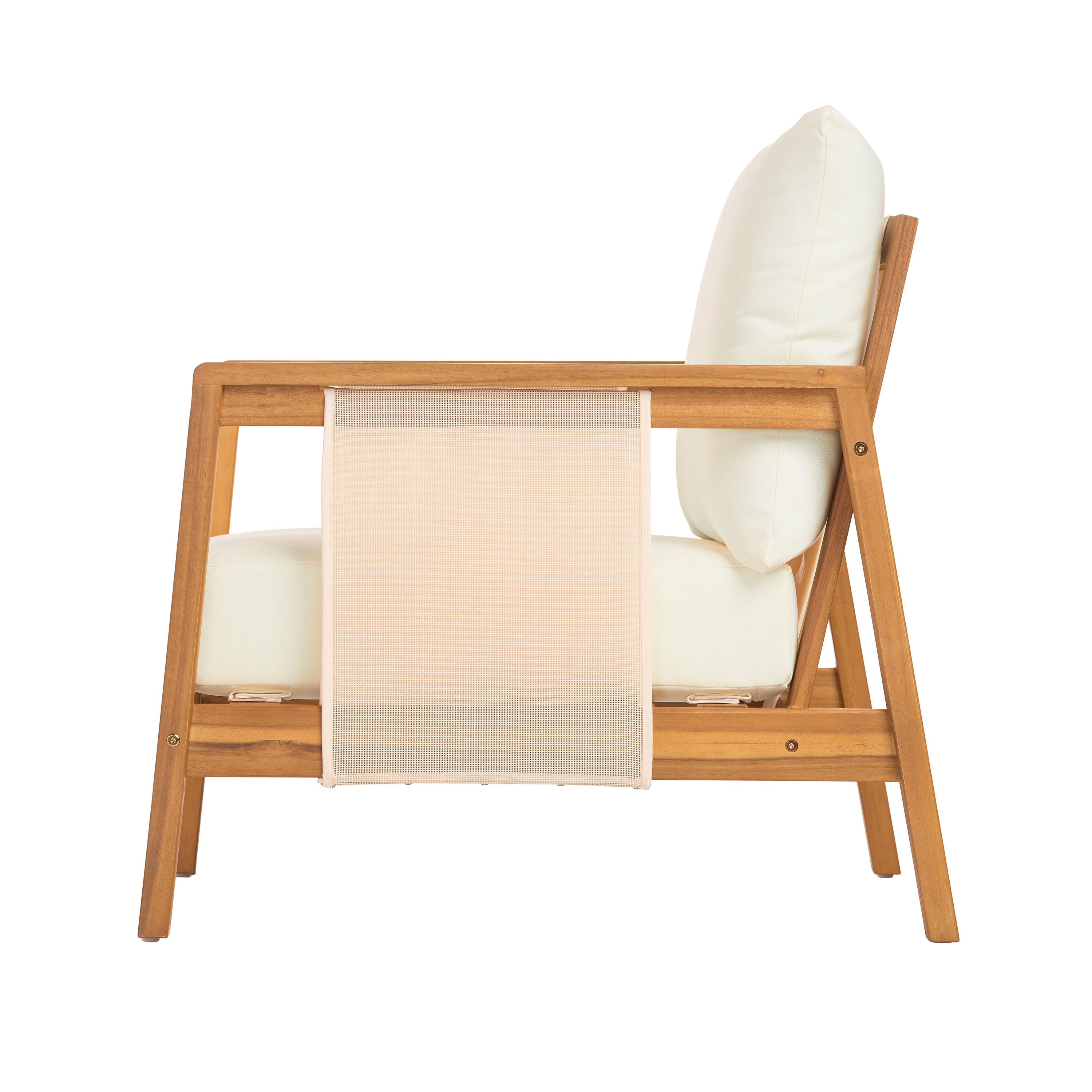 Khali 4 Piece Acacia Wood Outdoor Set