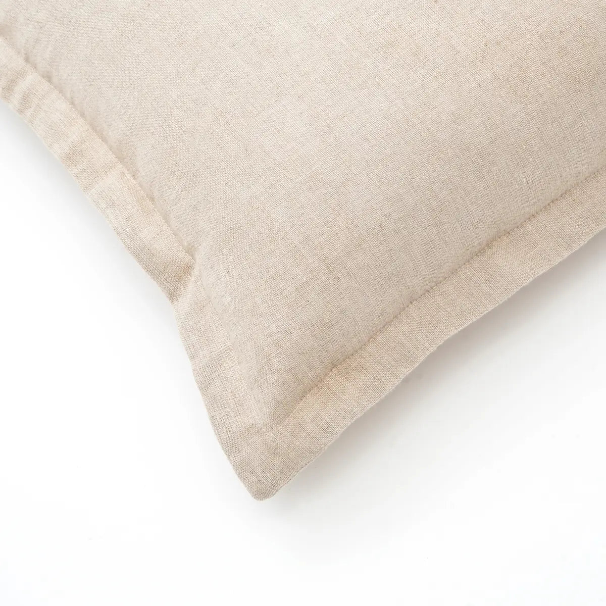 Cotton Solid Pillow with Flanges