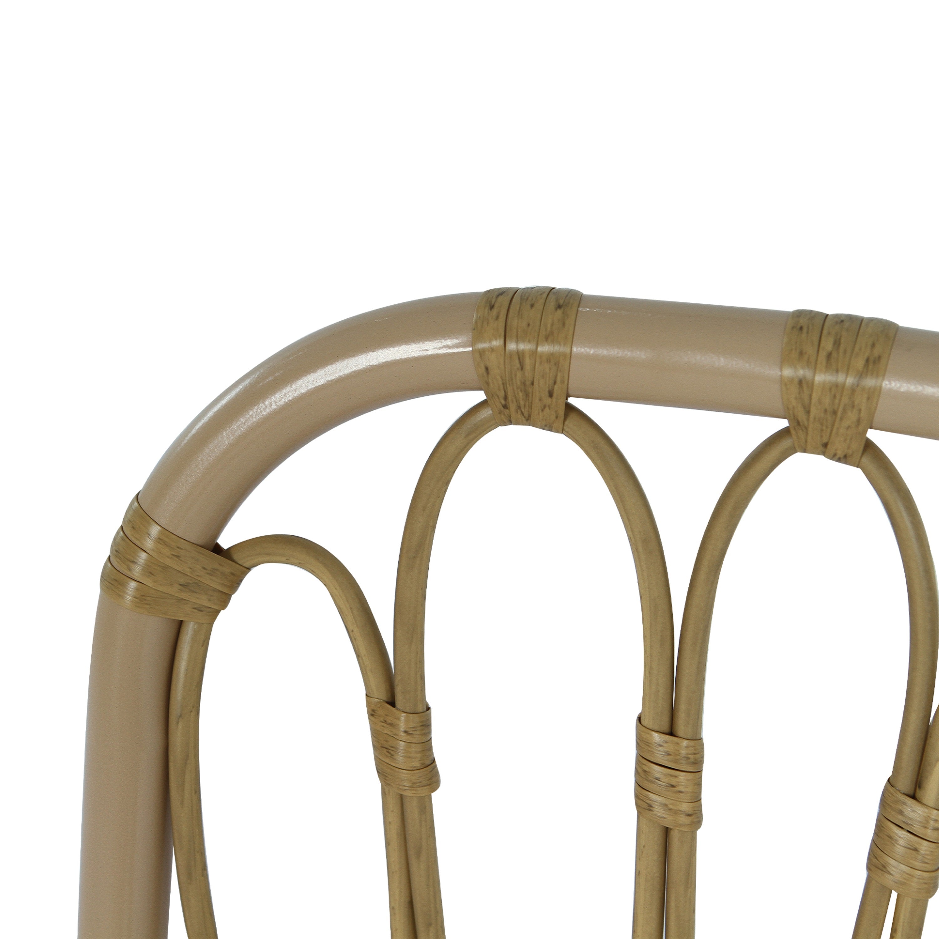 Outdoor Faux Rattan Dining Chairs, Set of 2
