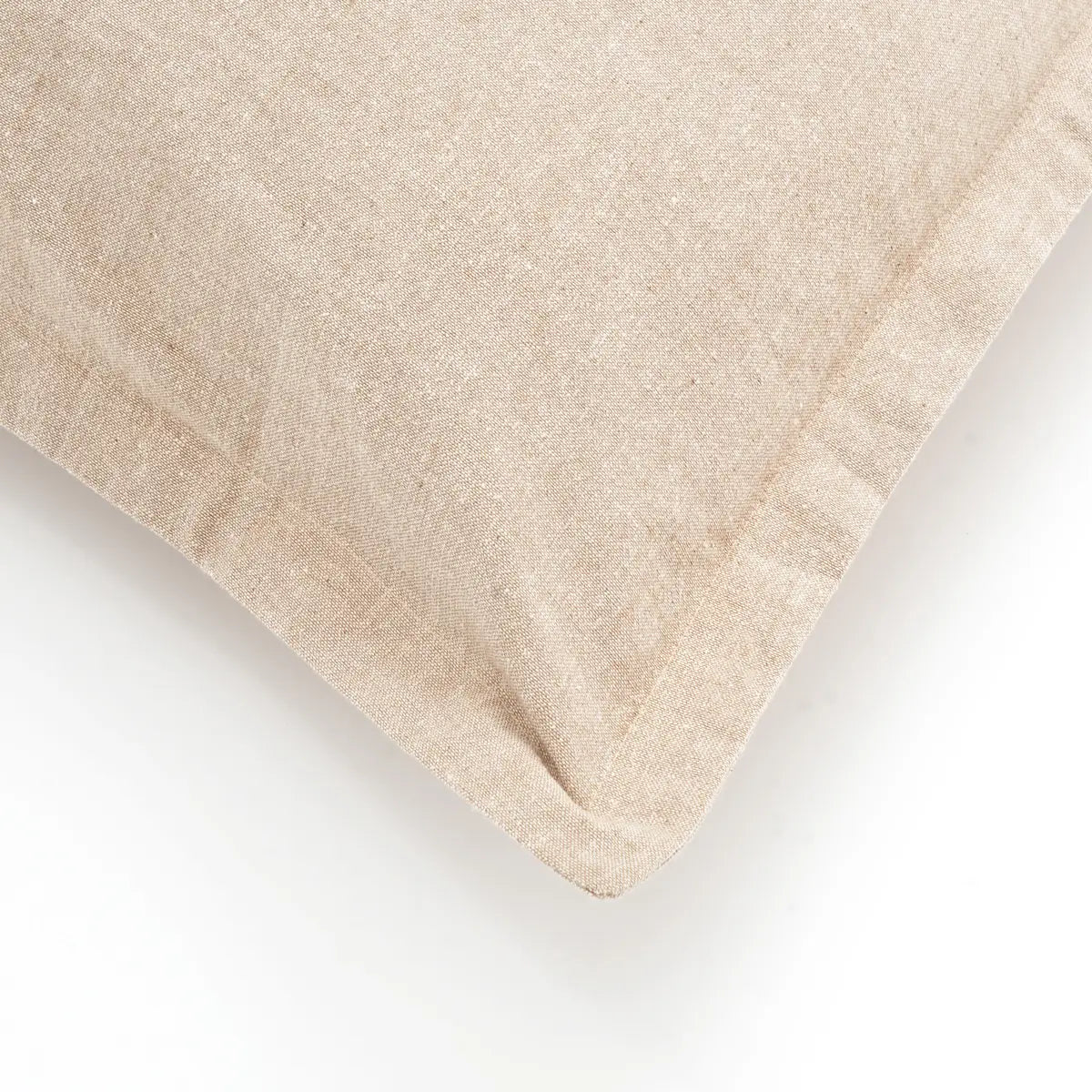 Cotton Solid Pillow with Flanges