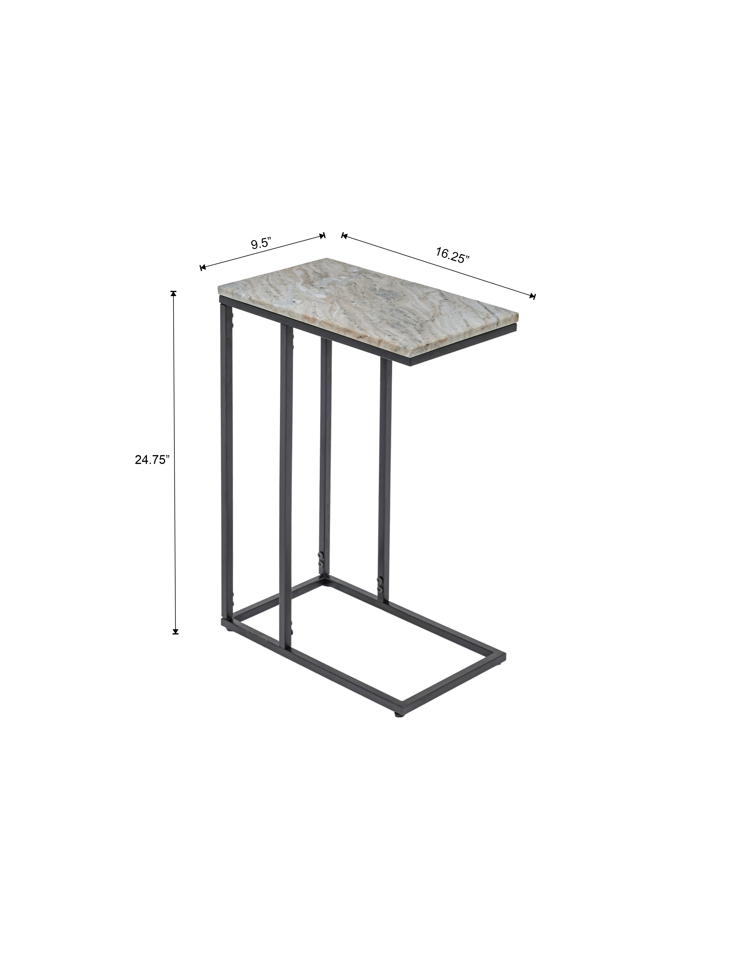 C Table with Marble Top
