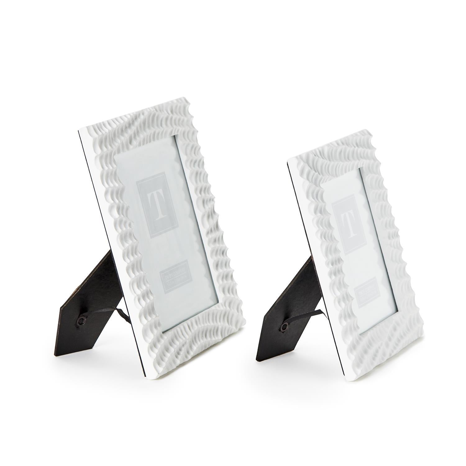 White Coral Reef Photo Frame Incl 2 Sizes, Set of 2