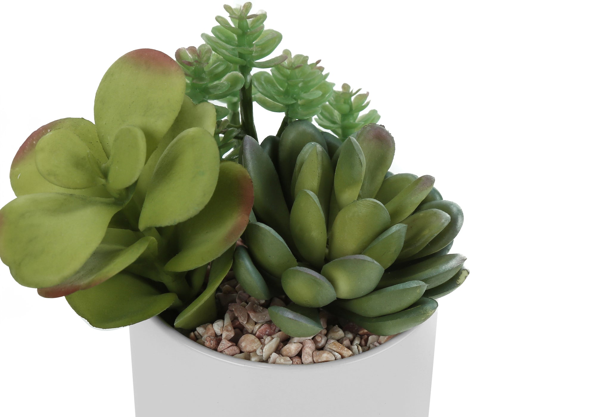 7" Tall Artificial Succulent Plant with Pots, Set of 2