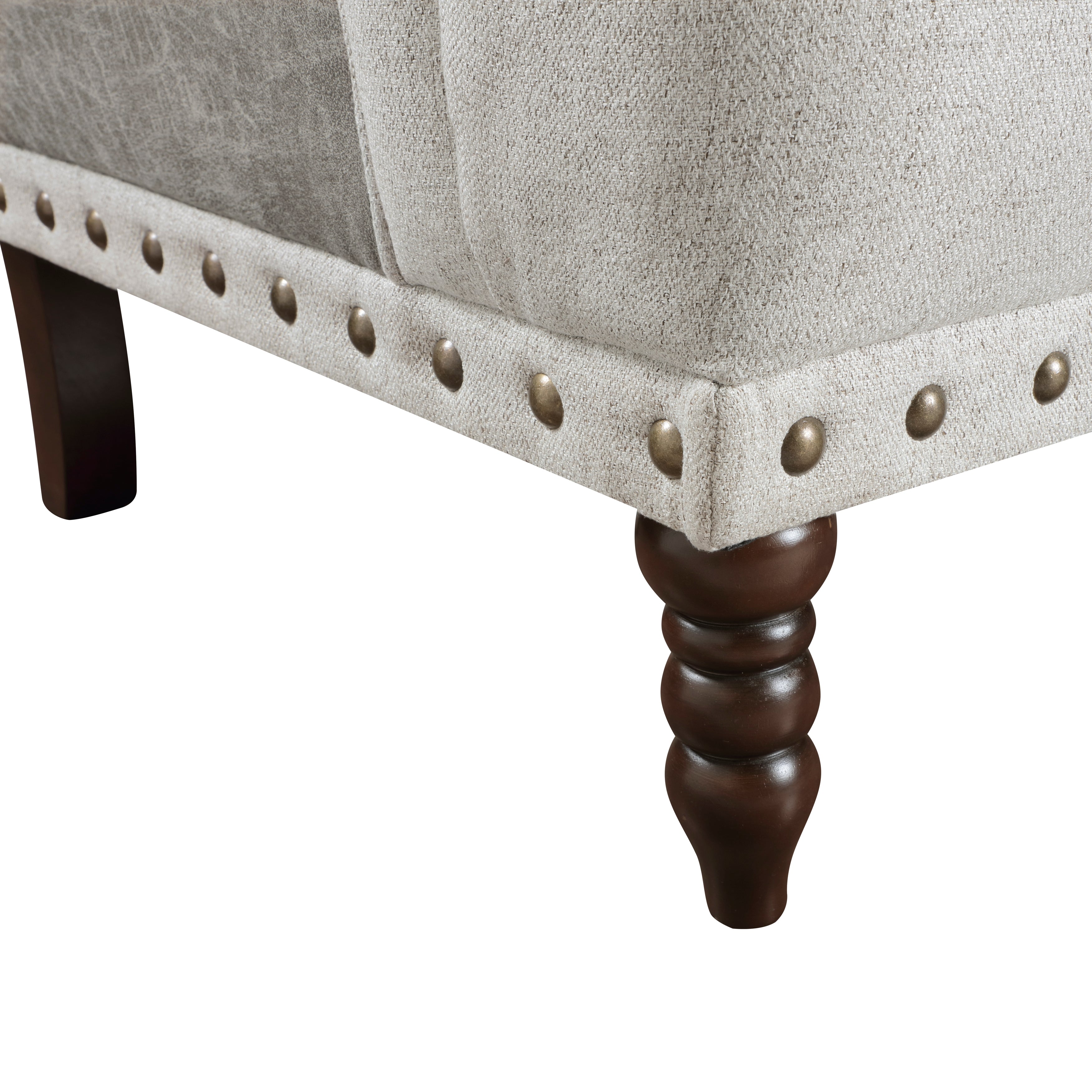 Button-Tufted Accent Chair