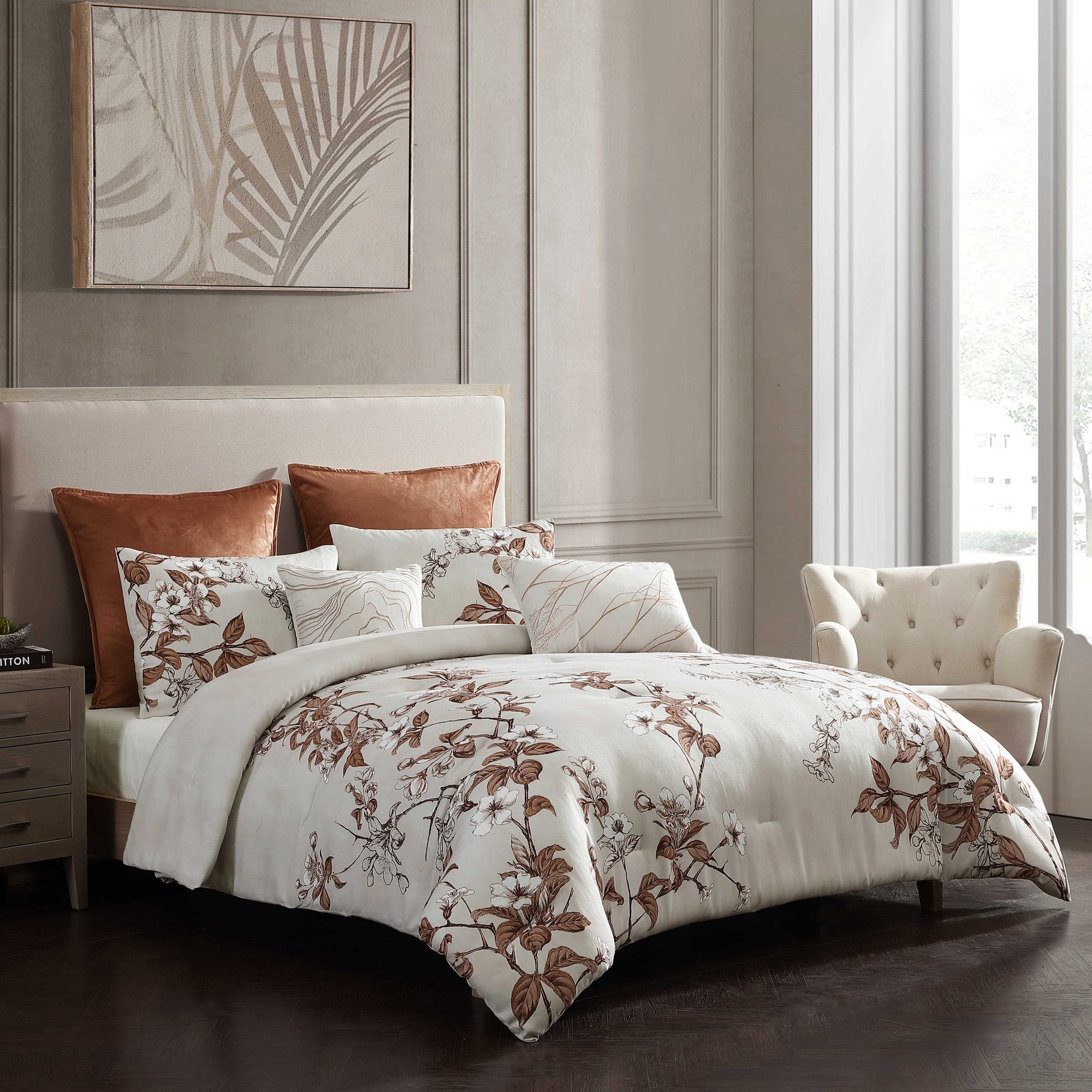 Oaklyn Spice 5 Piece Comforter Set