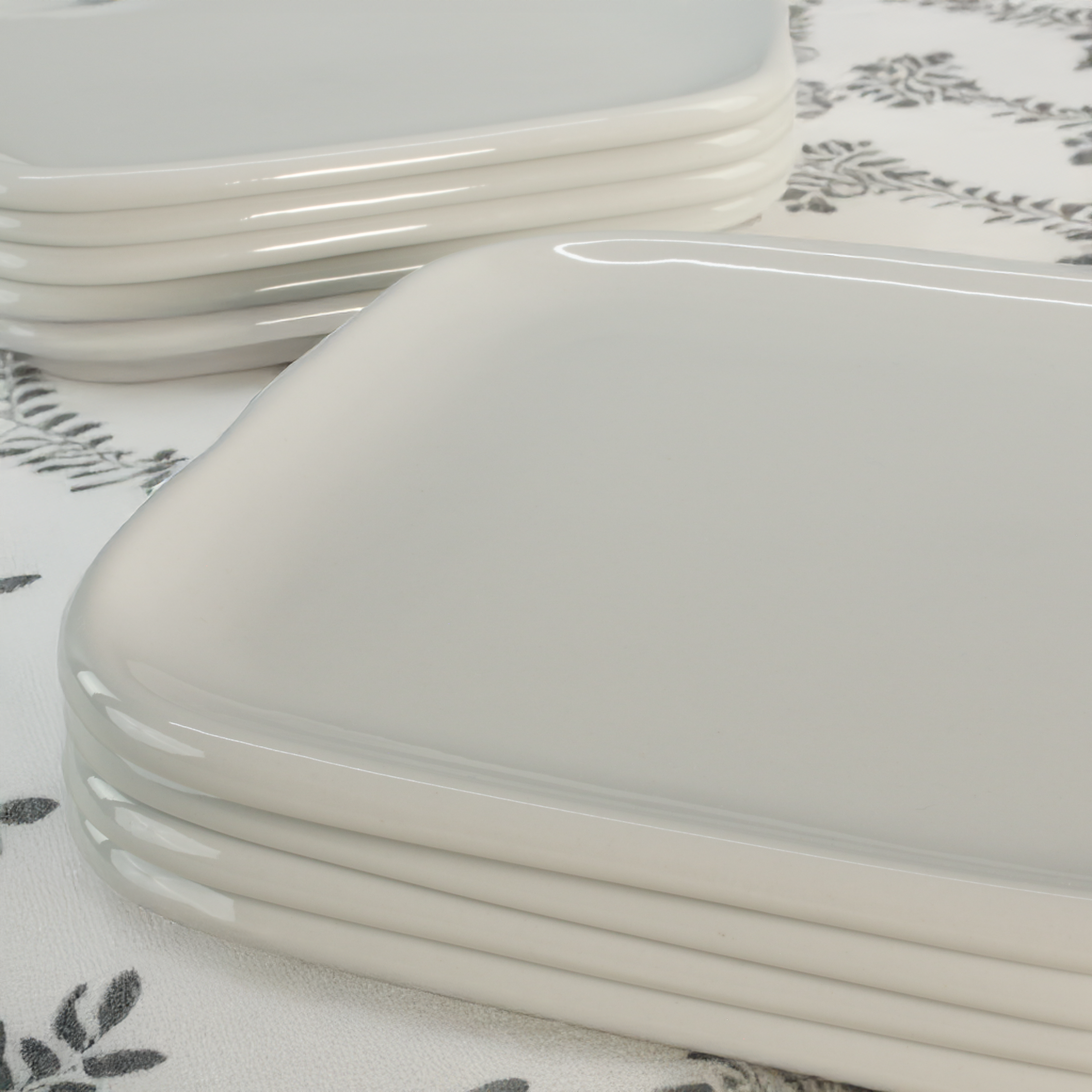 Impulse Square Salad Plates, Set of 8