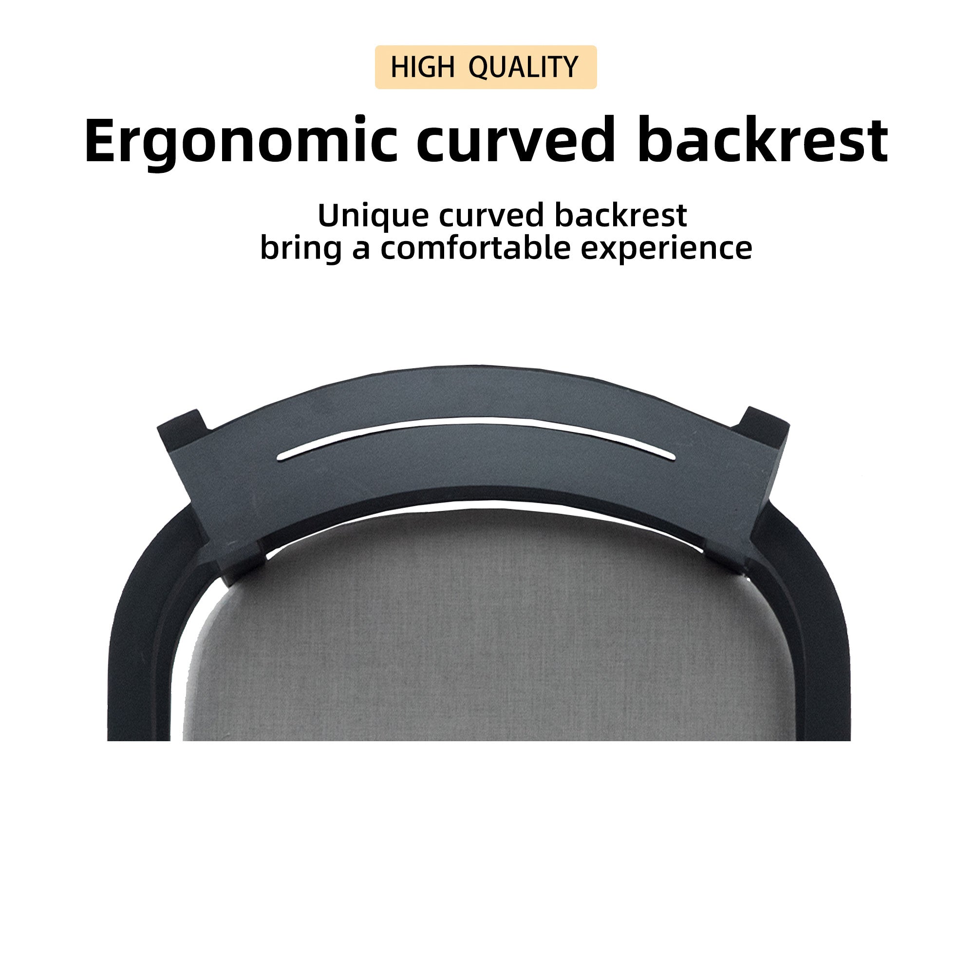 Outdoor Swivel Chair with Seat Cushion and Curved Backrest, Set of 2