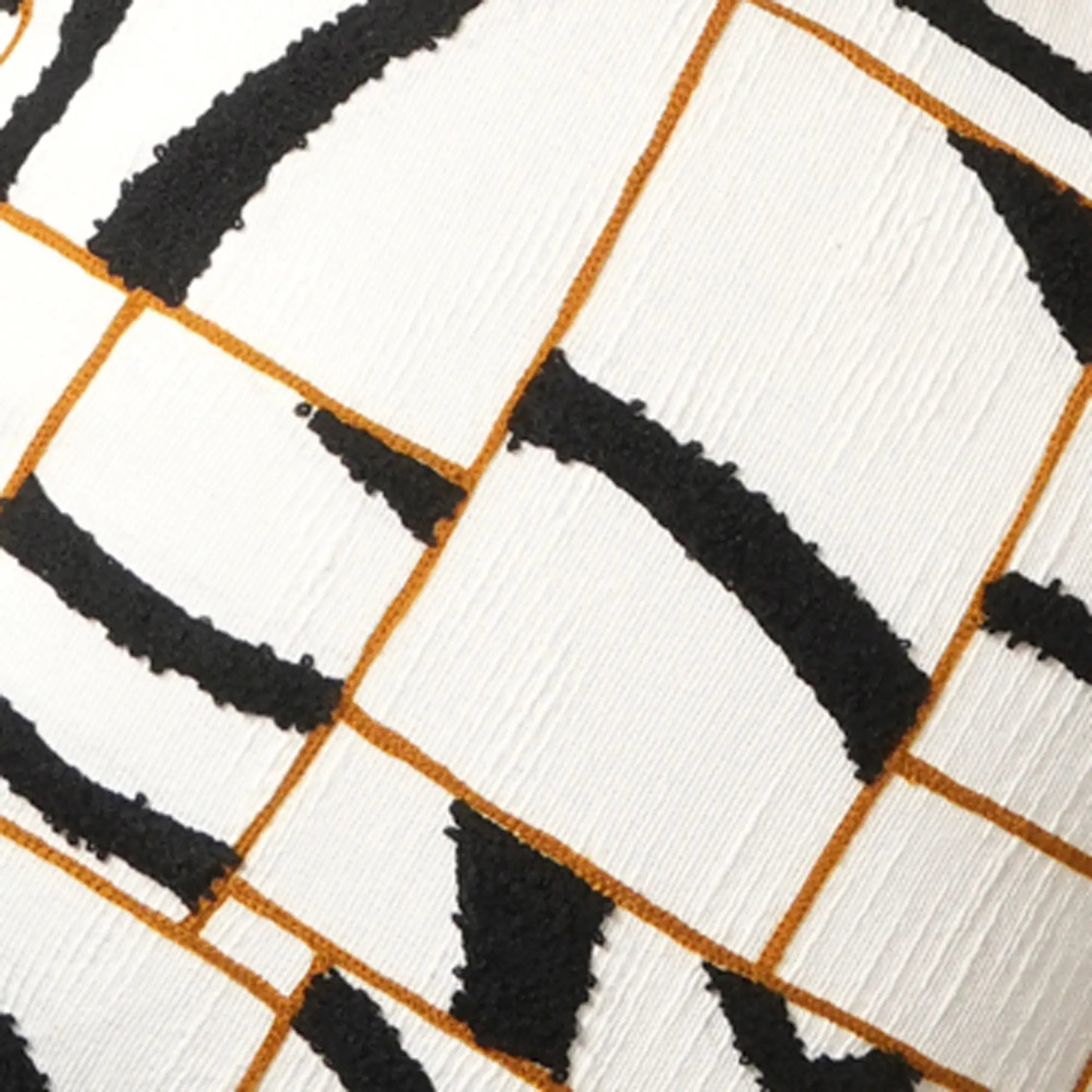 Tufted Cotton Slub Pillow