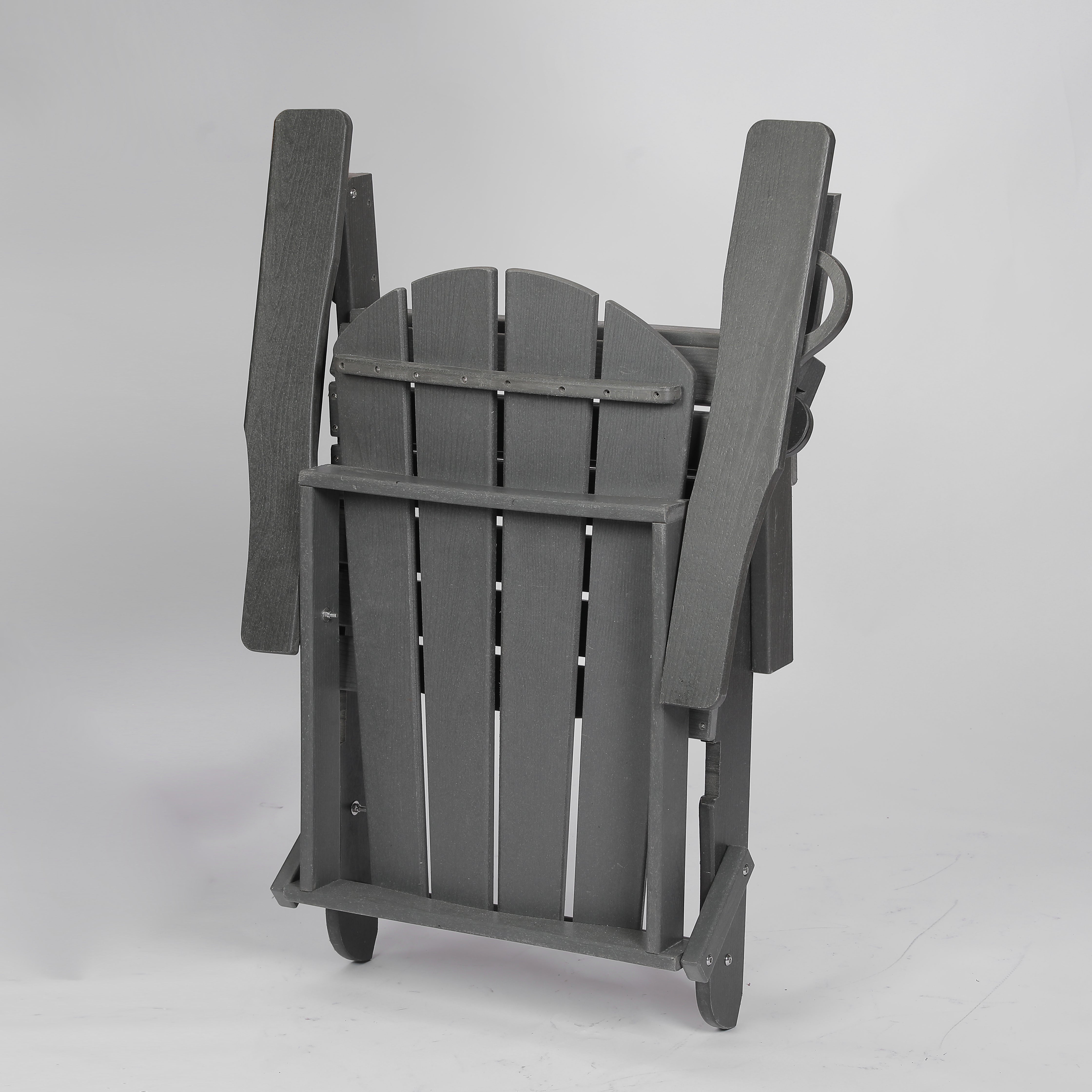 Composite Folding Adirondack Chair with Dual Cup Holder