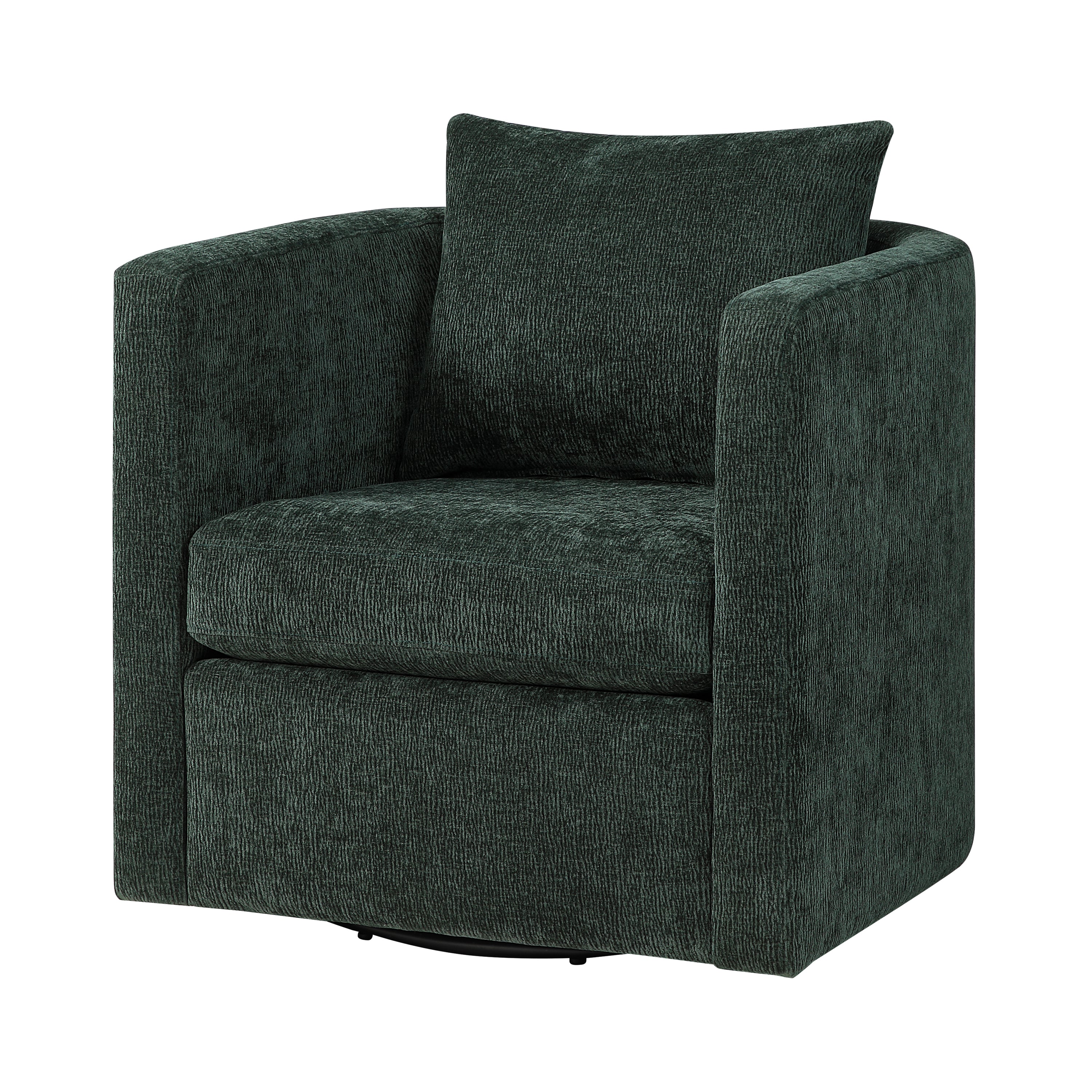 Sutton Swivel Barrel Chair with Performance Fabric