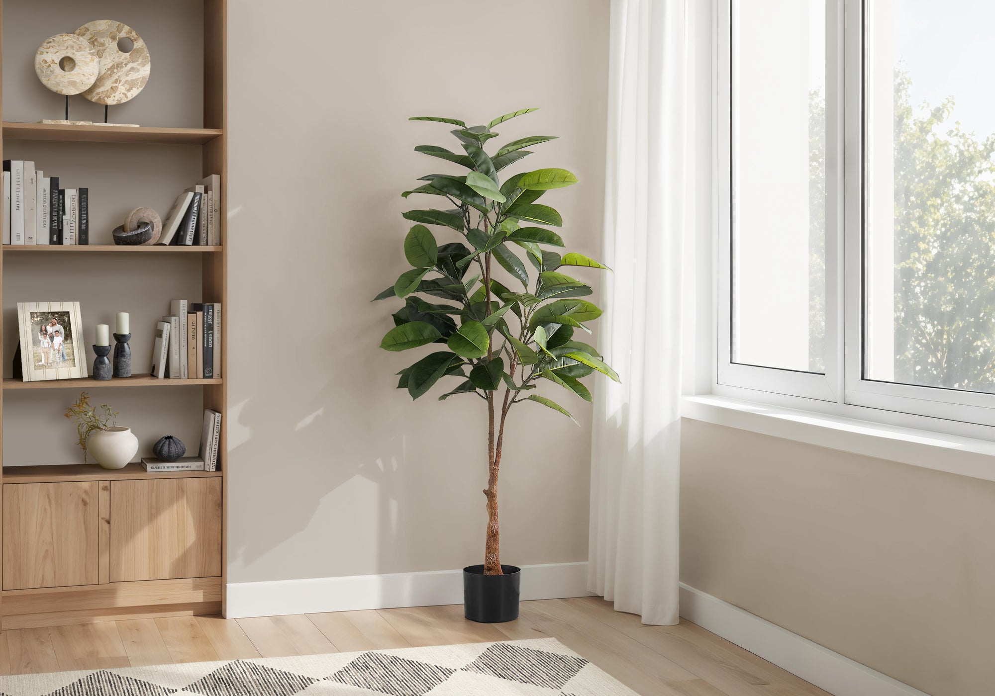 52" Faux Rubber Tree