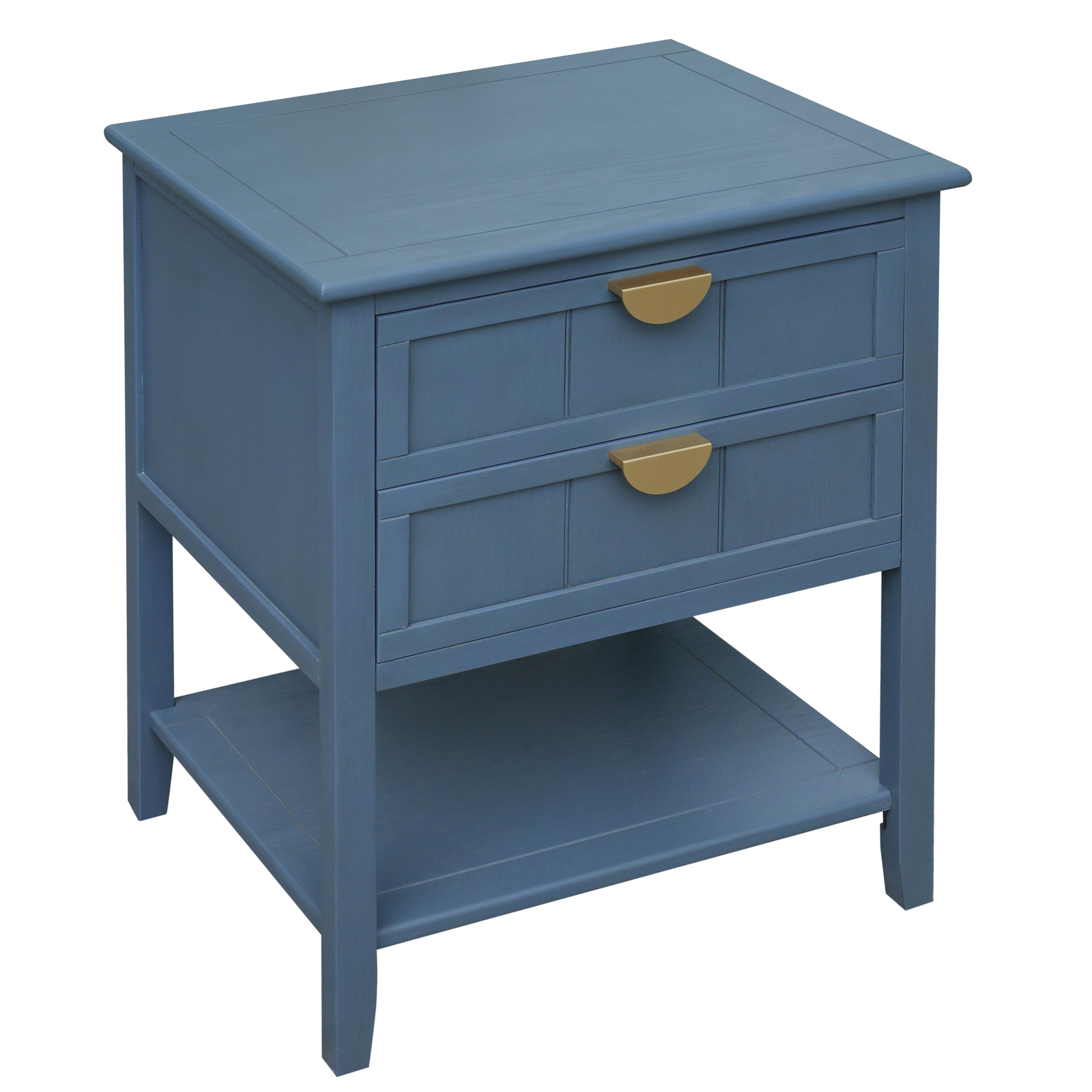 2 Drawer Side Table