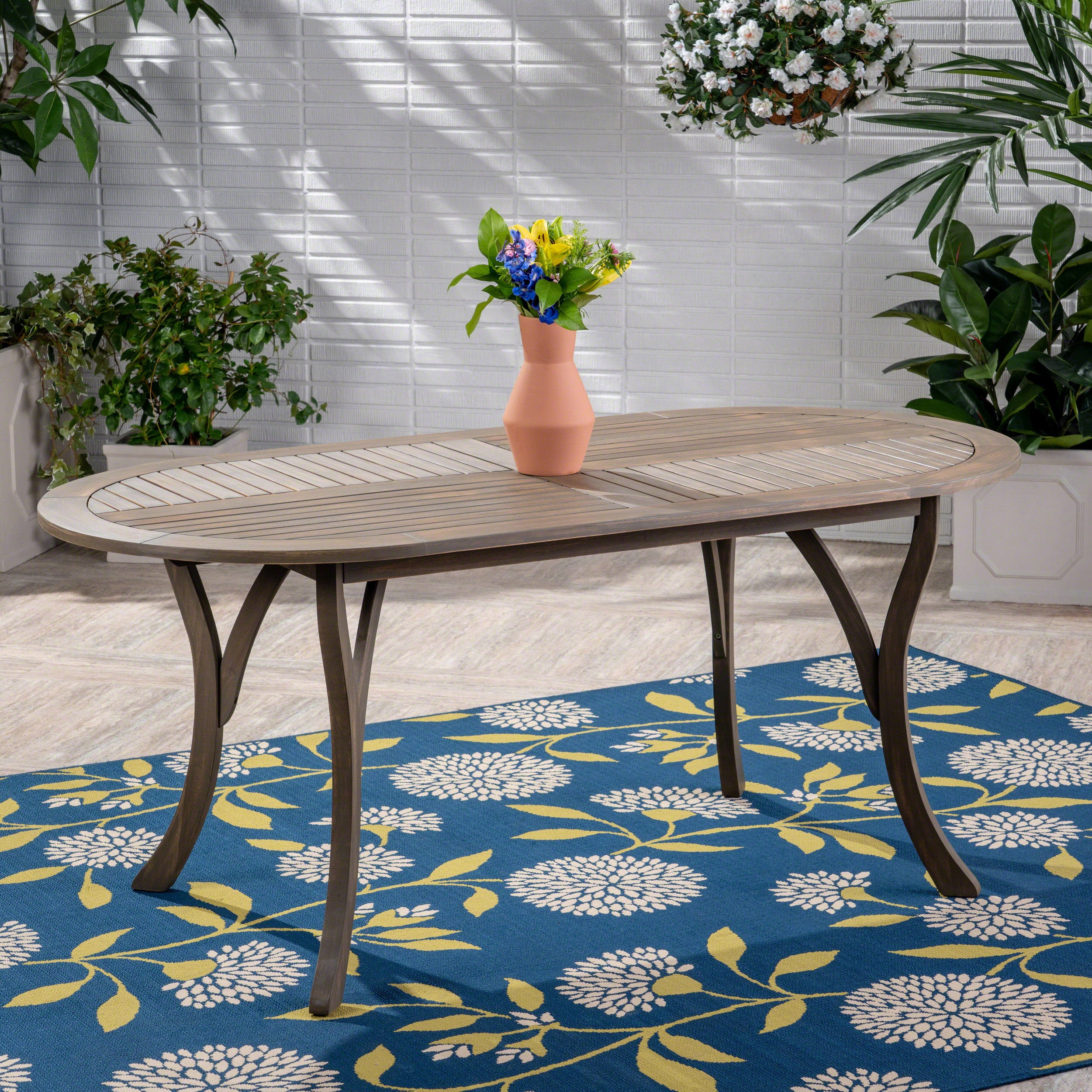 Hermosa Acacia Wood 70" Dining Table