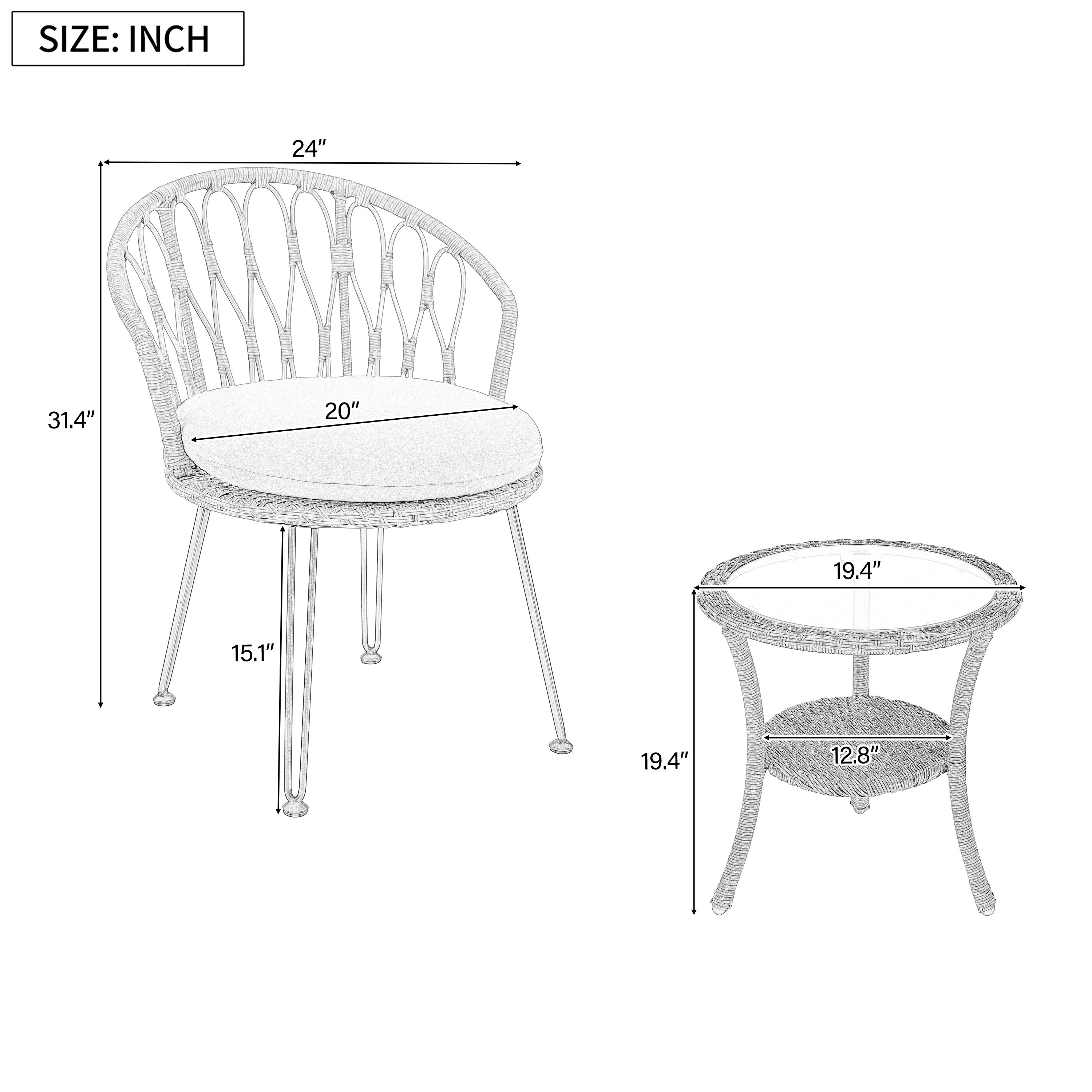 Outdoor Seating Set