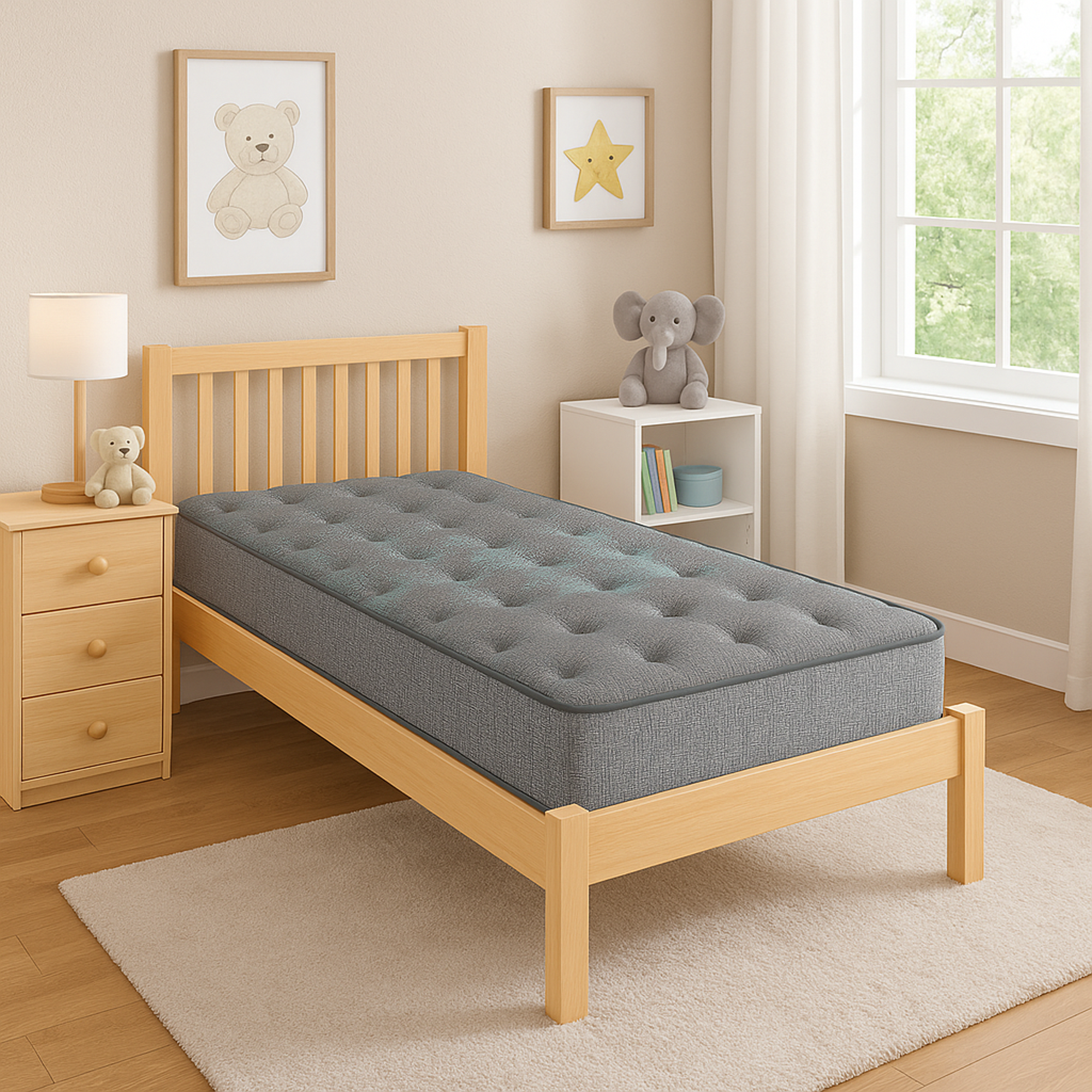 Restonic Comfort Care 7" Foam Core Mattress, Medium Comfort