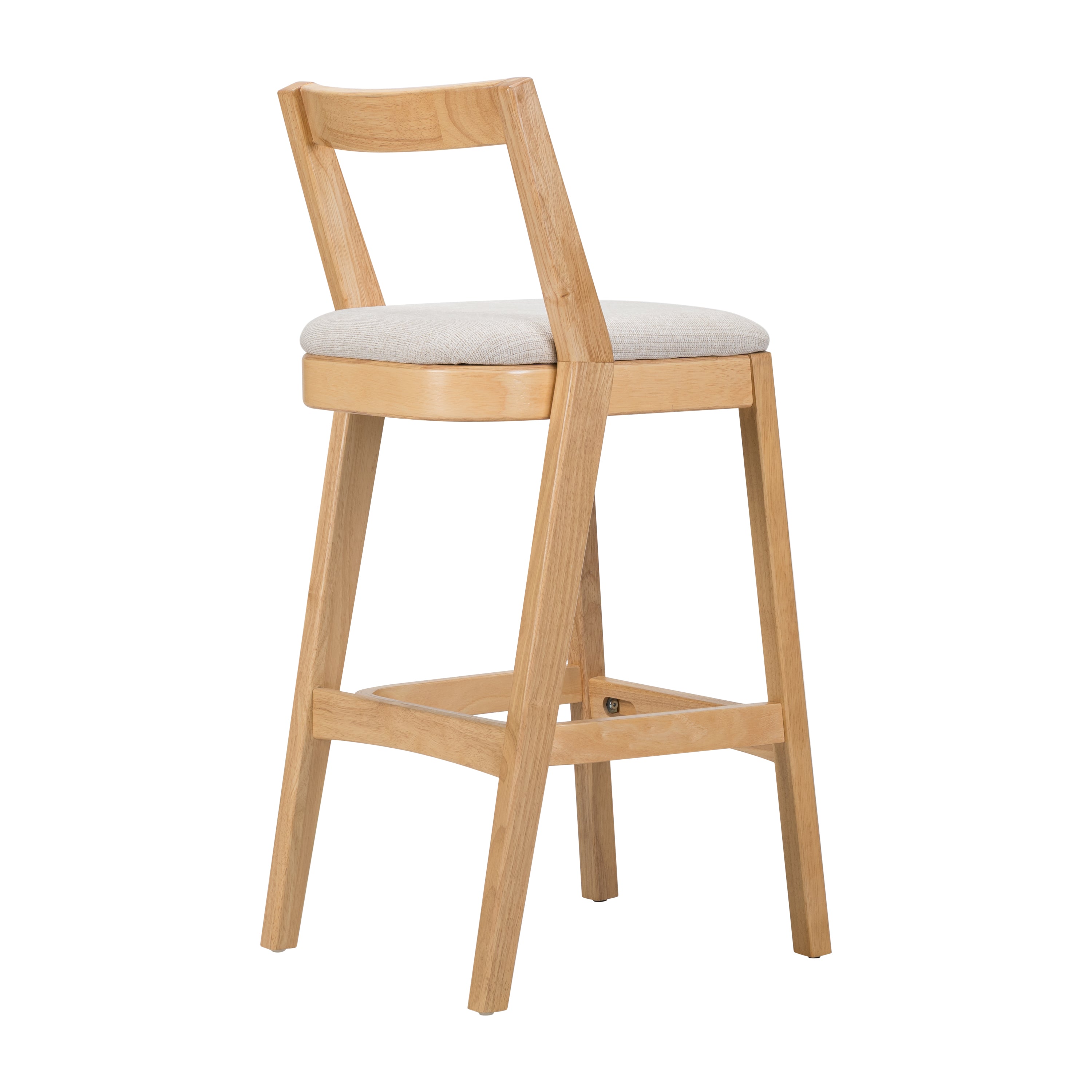 Jasper Indoor Rubberwood Barstool, Set of 2