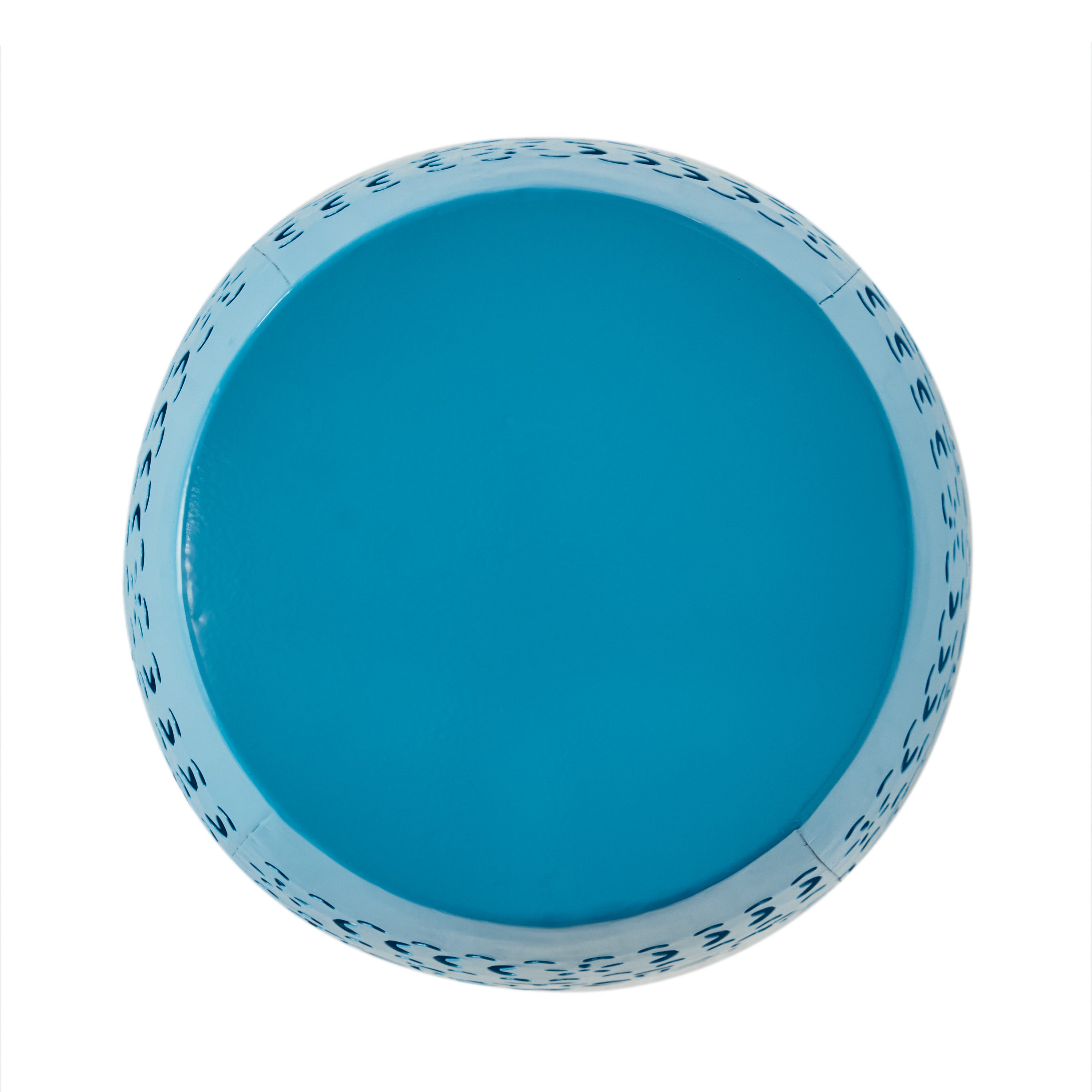 Ruby Outdoor Metal Lace Cutout Accent Table