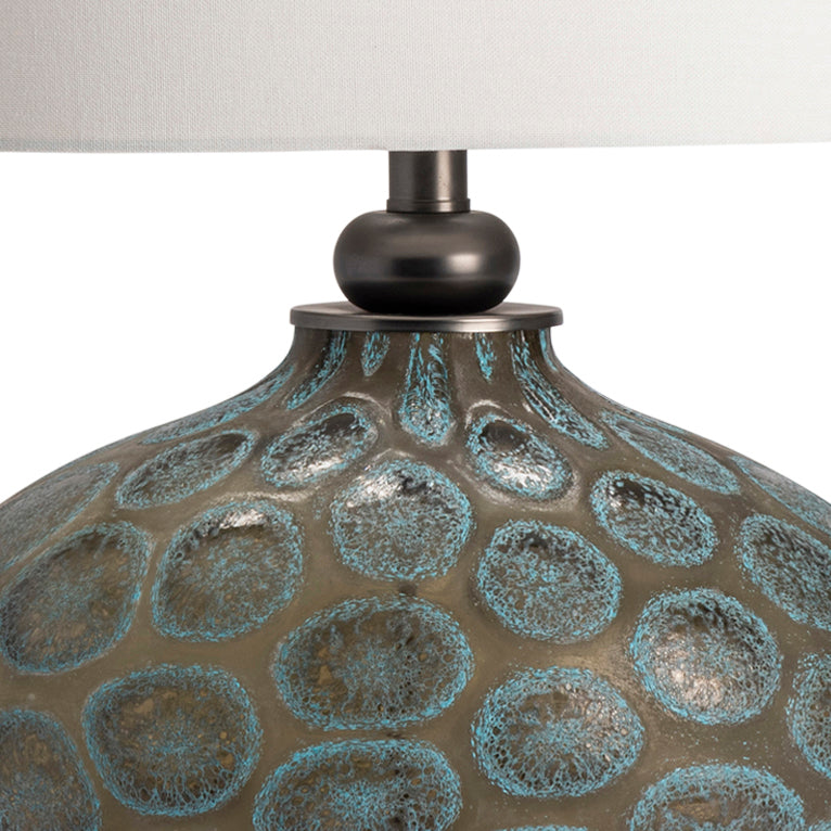 Glass Table Lamp with Night Light