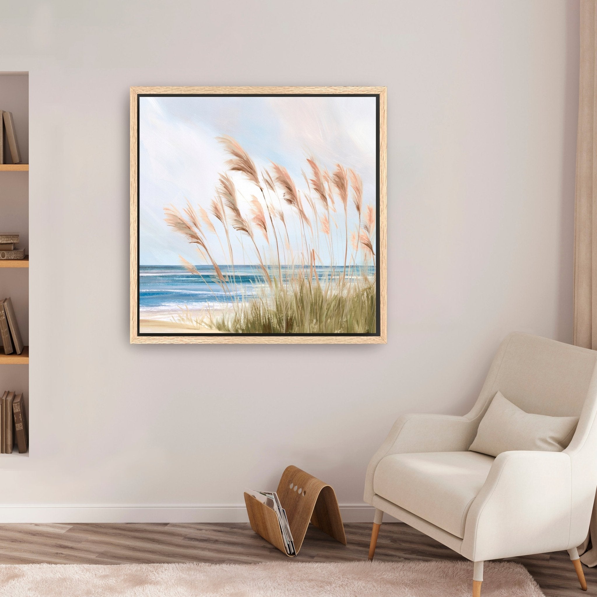 Beach Pampas Canvas Giclee - Canvas Wall Art