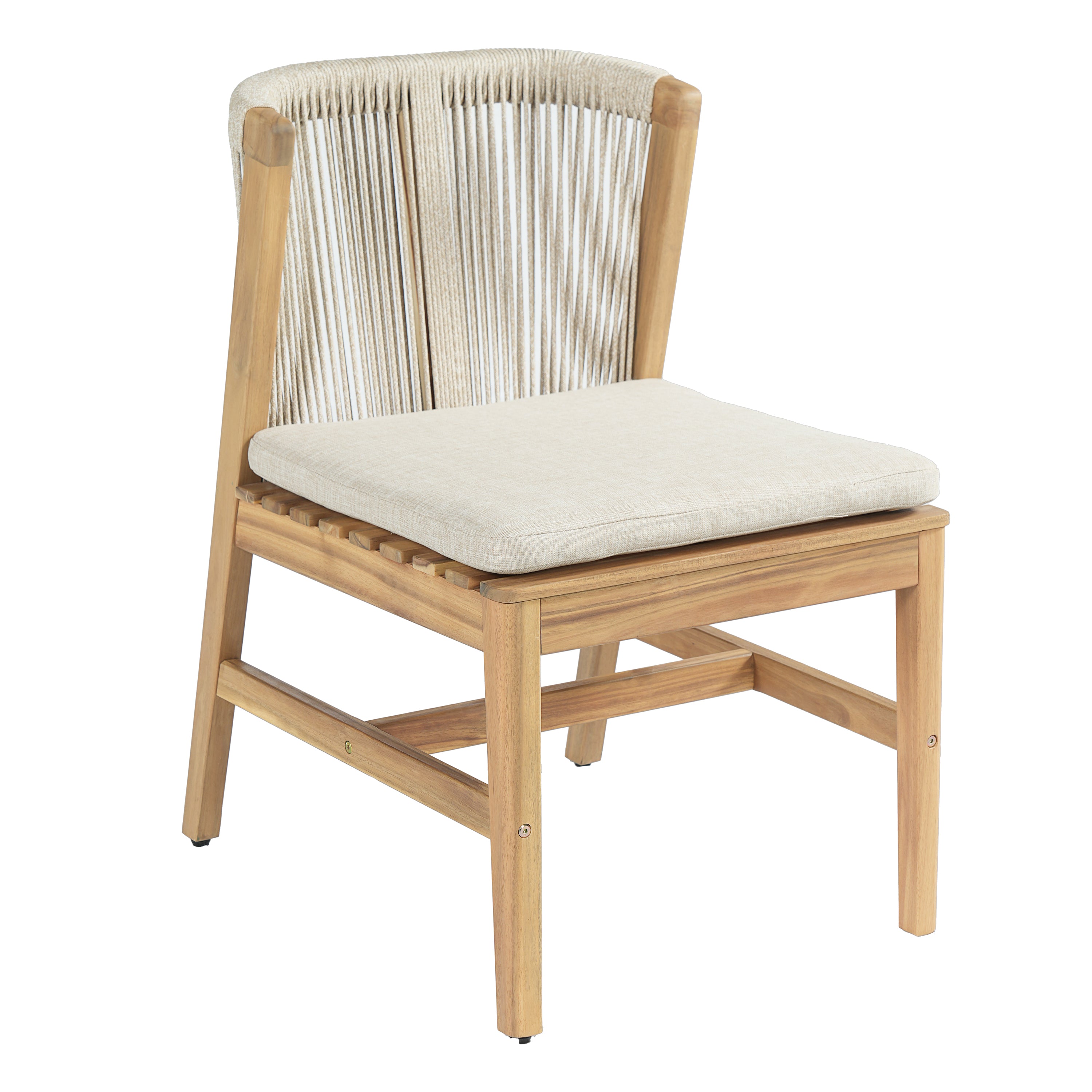 Louie Outdoor Dining Chairs, Set of 2
