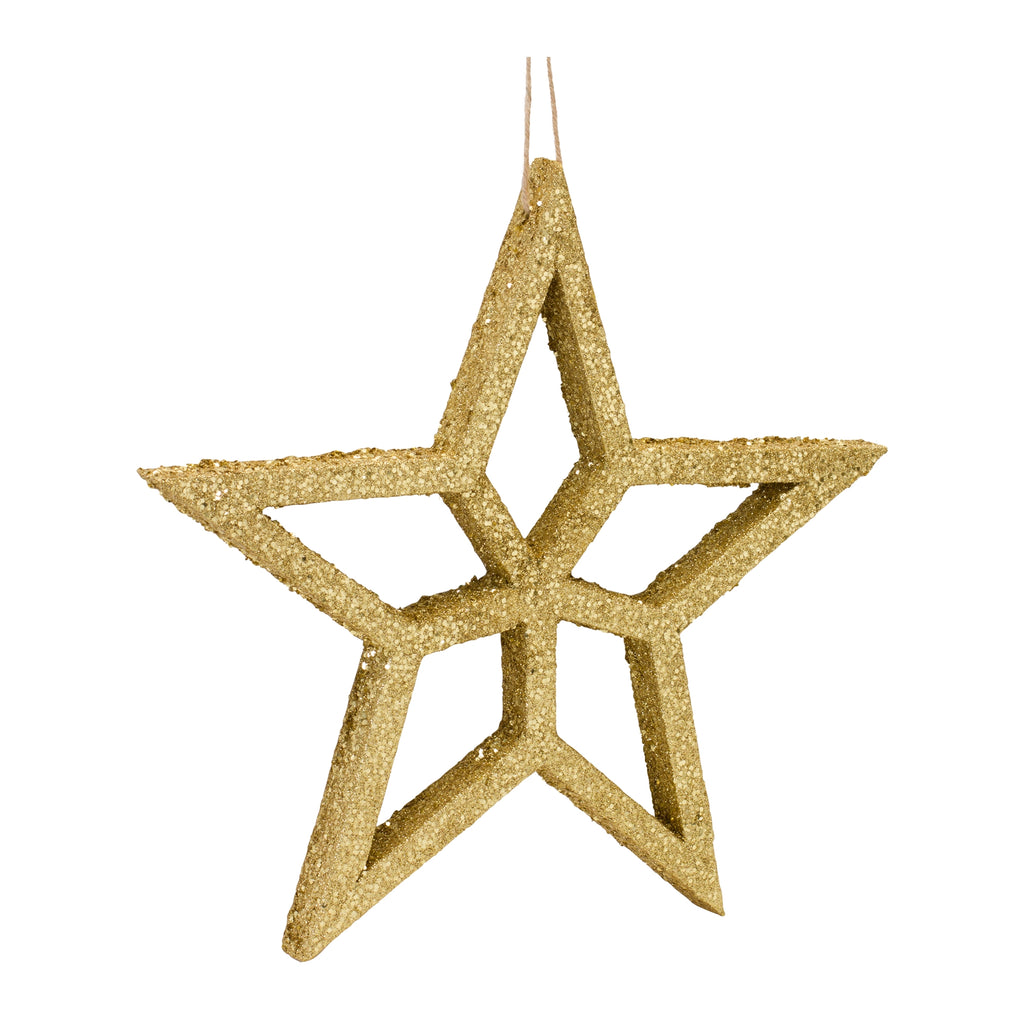 Gold-Wood-Star-Ornament-(set-of-6)-Gold-Ornaments