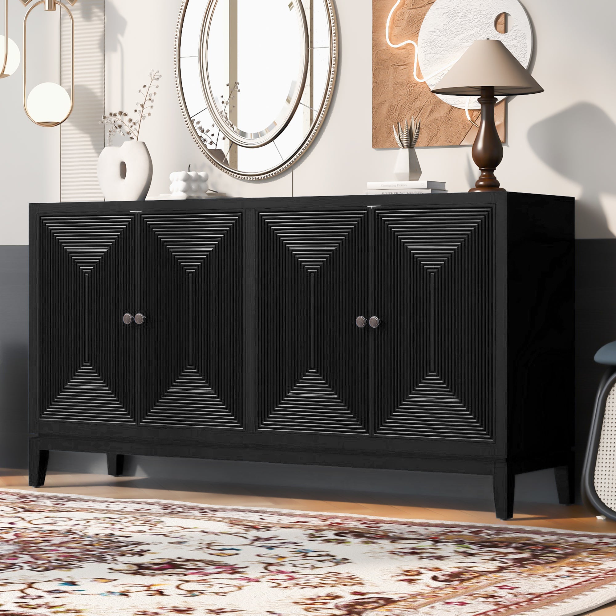 U-Style Storage Cabinet Sideboard Buffet