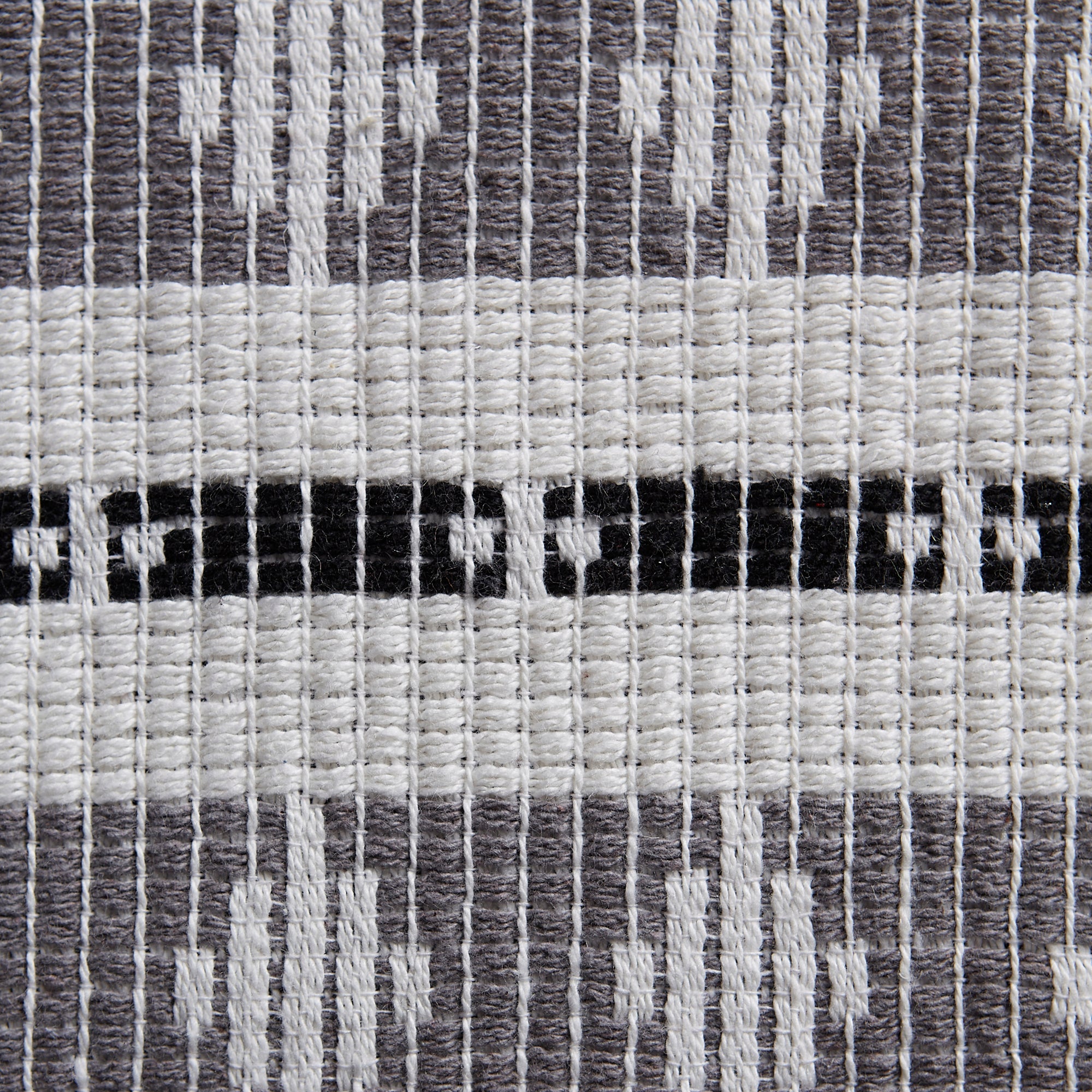 Black/Gray Colby Southwest Table Runner 15X72 - Table Runners