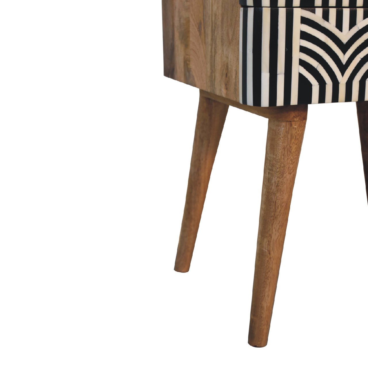 Blossom Bone Inlay Bedside with 2 Drawers - Nightstands