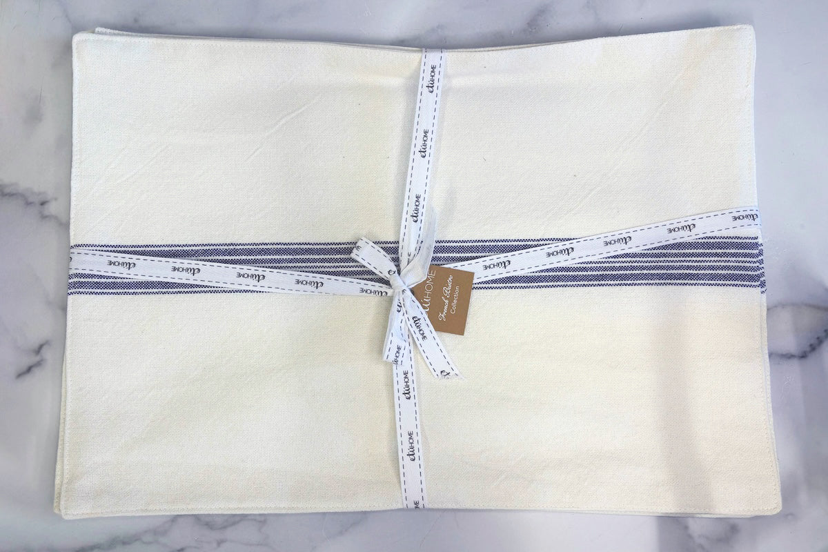 Vintage Stripe Rectangle Placemats, Set of 4