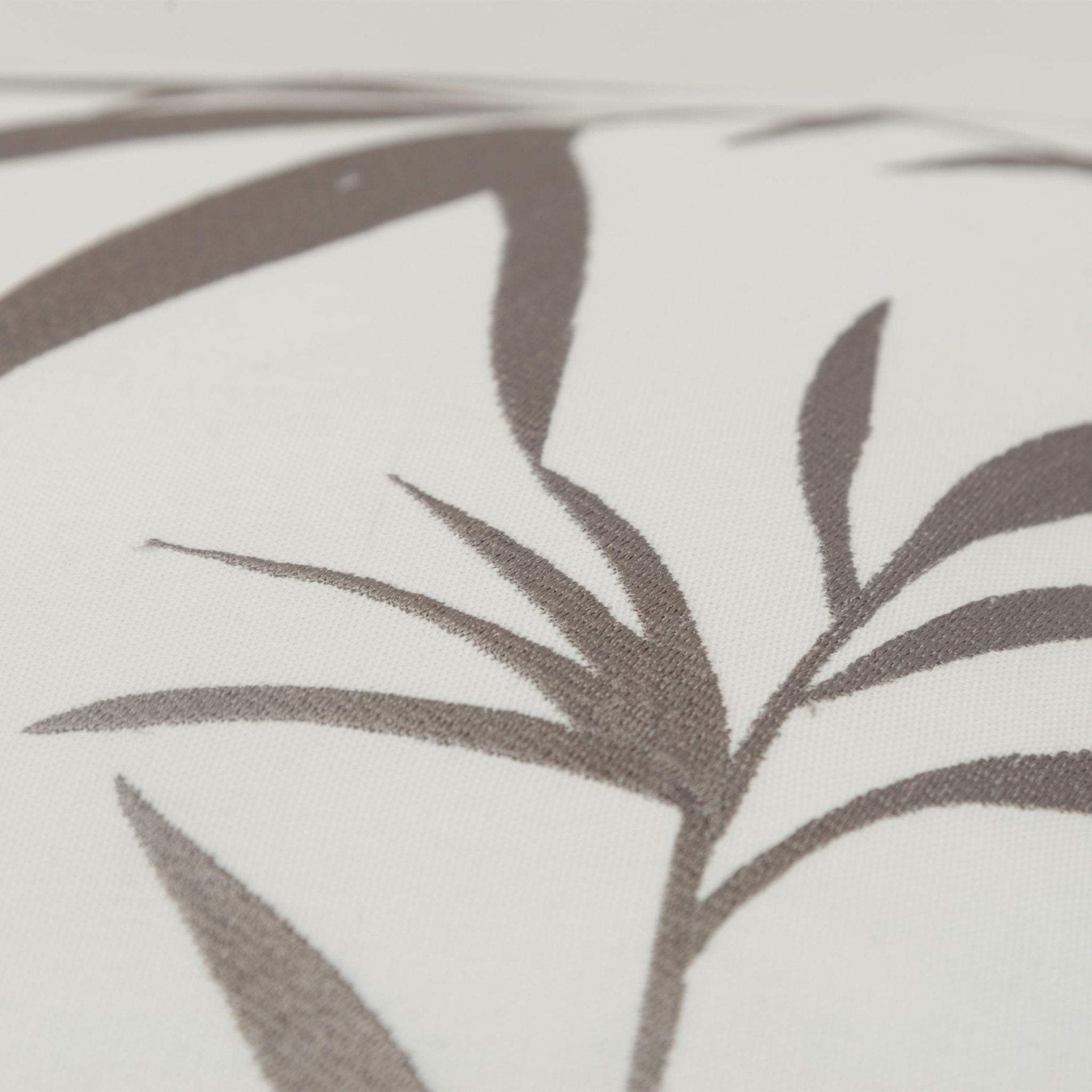 Botanical Leaf Embroidered Square Pillow - Square Pillows