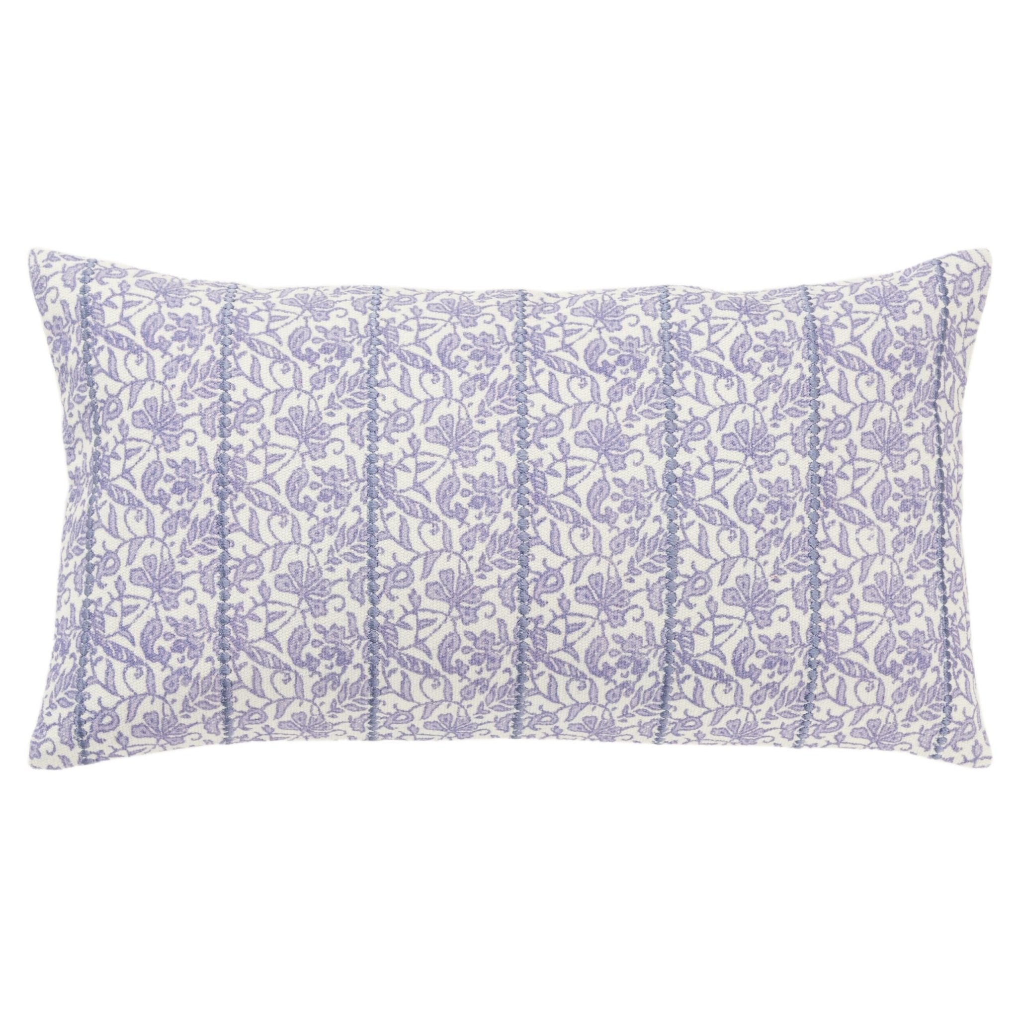 Botanical Pattern Lumbar Pillow - Lumbar Pillows