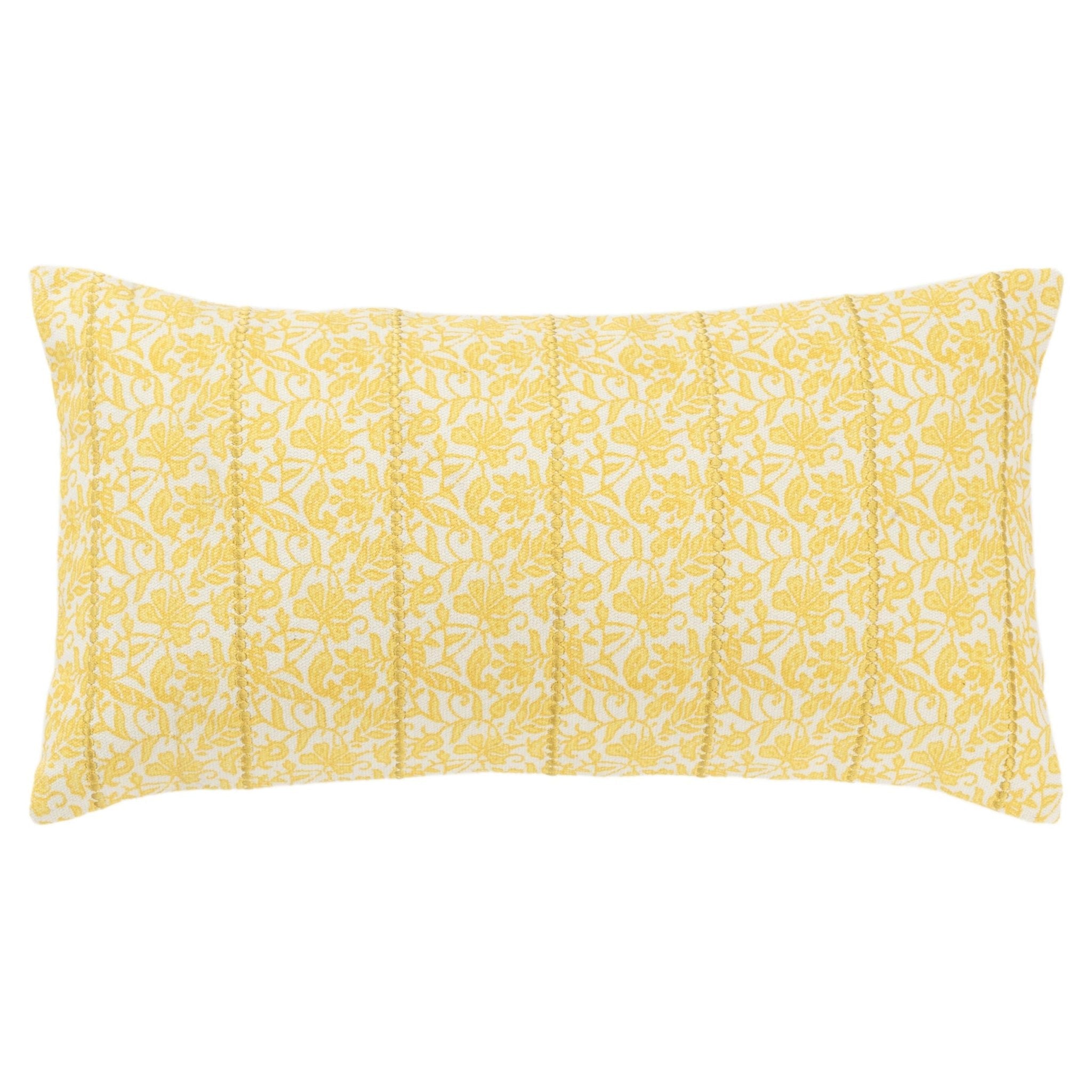Botanical Pattern Lumbar Pillow - Lumbar Pillows