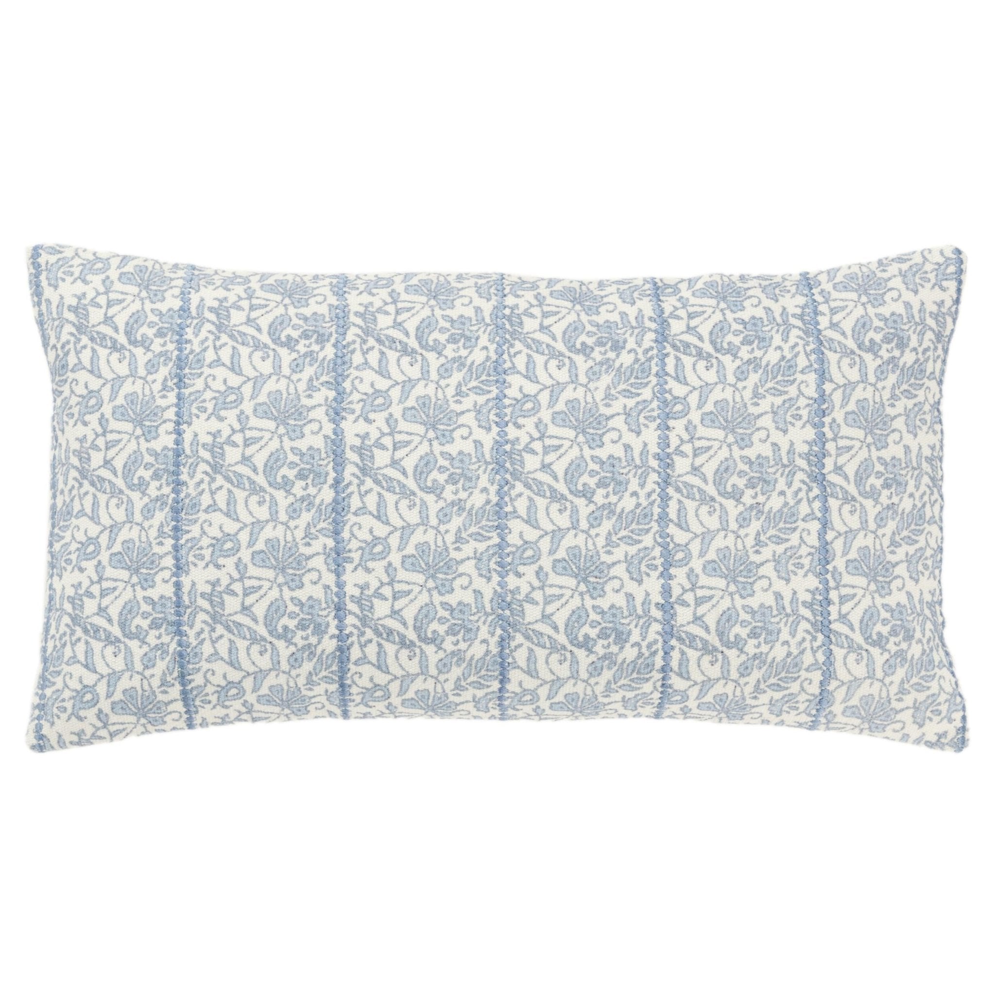 Botanical Pattern Lumbar Pillow - Lumbar Pillows