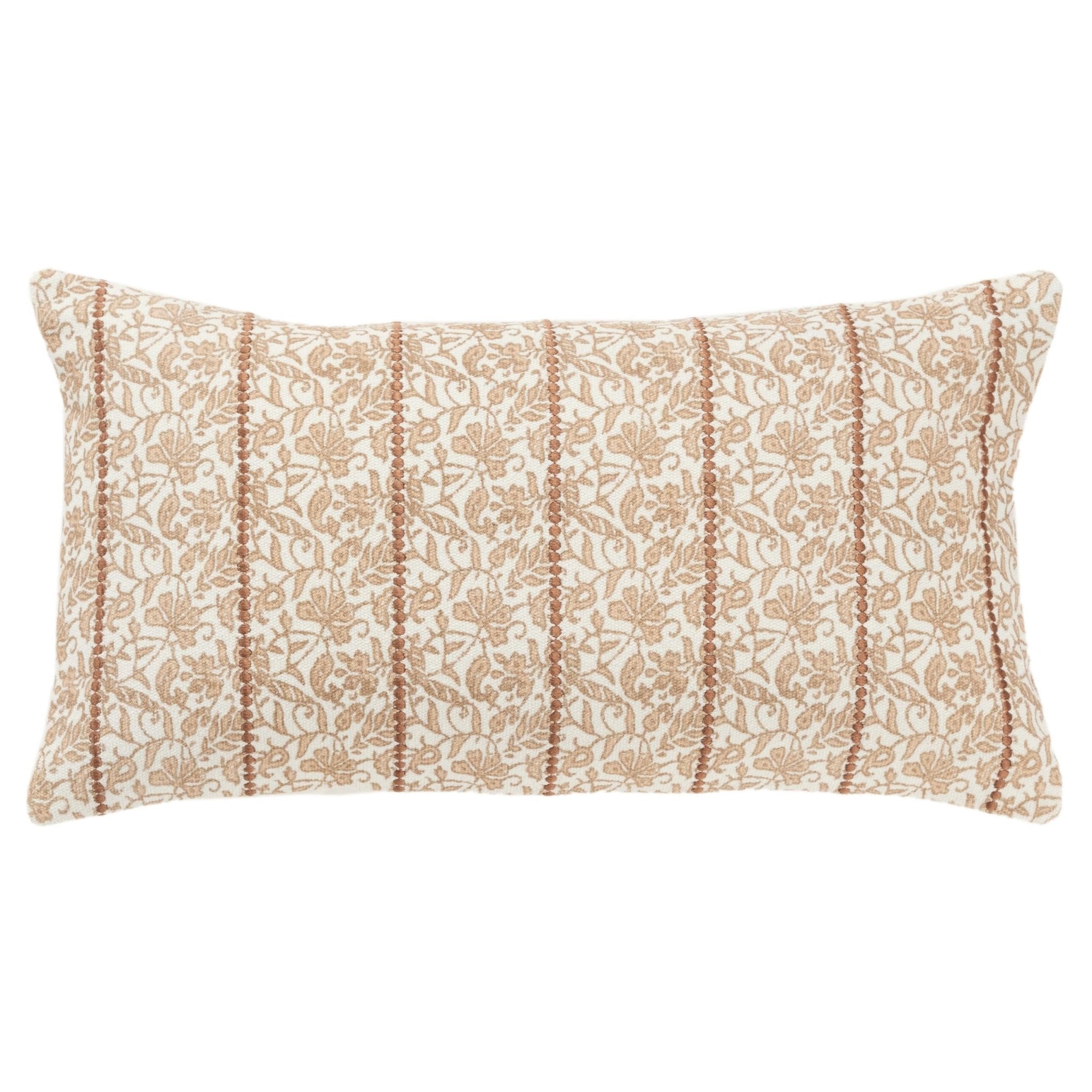 Botanical Pattern Lumbar Pillow - Lumbar Pillows