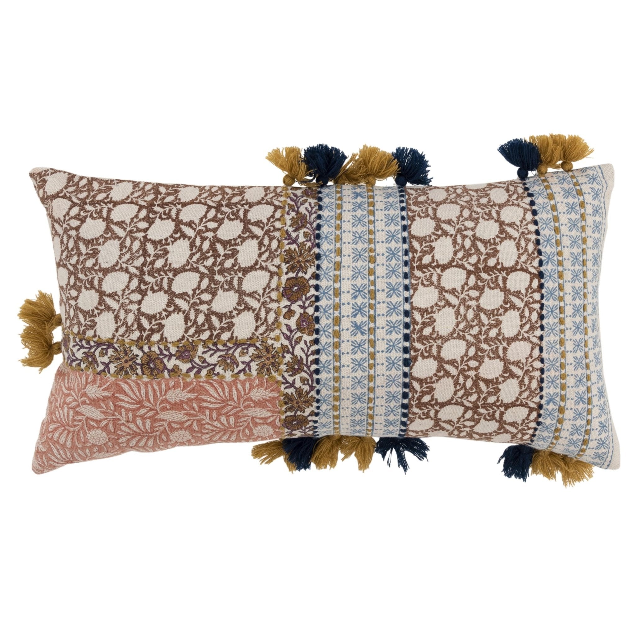 Botanical Print Lumbar Pillow - Lumbar Pillows