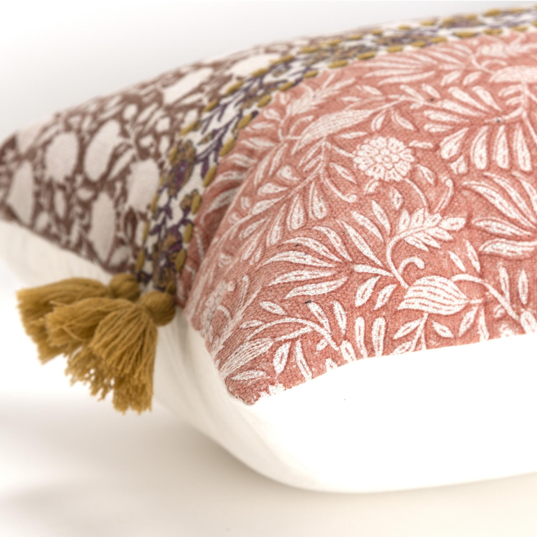 Botanical Print Lumbar Pillow - Lumbar Pillows