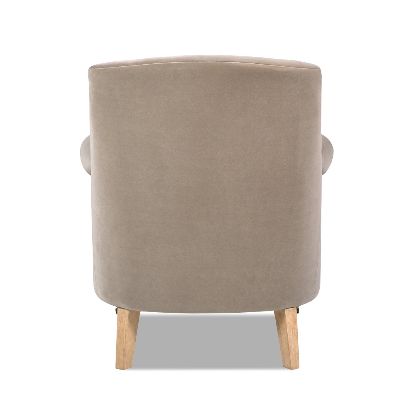 Boutique 30" Upholstered Accent Chair with Rolled Arms and Wood Turn Legs - Accent Chairs