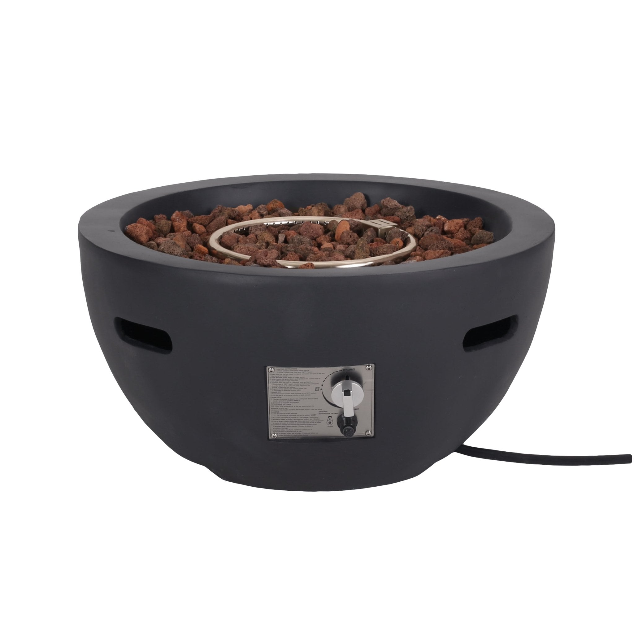 Bowl Propane Firepit - Firepits