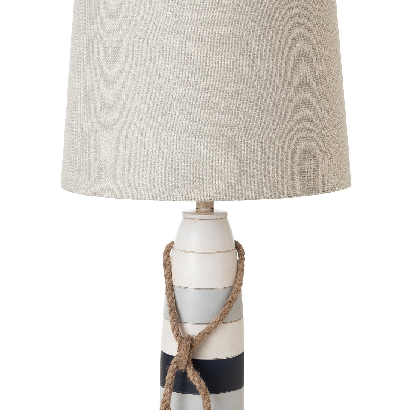 Buoy 27" Poly Coastal Table Lamp, Tri-color, (Set of 2) - Table Lamps