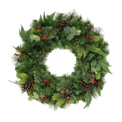 24" Decorated Christmas Wreath
