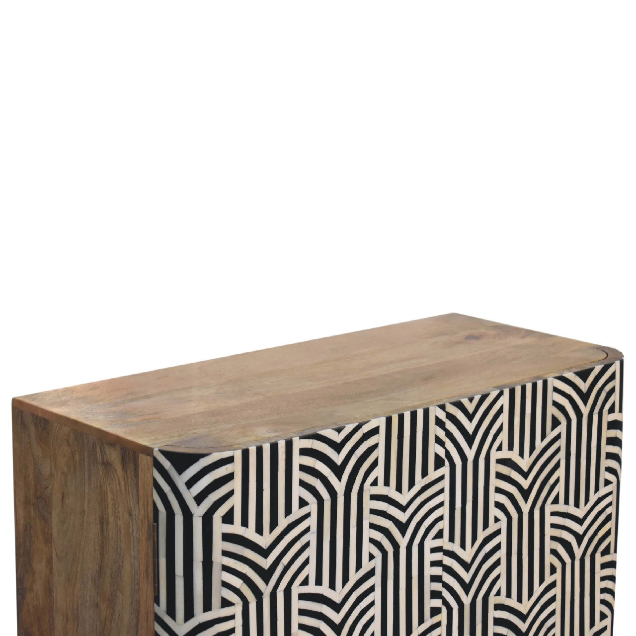 Edessa Solid Wood & Bone Inlay Cabinet